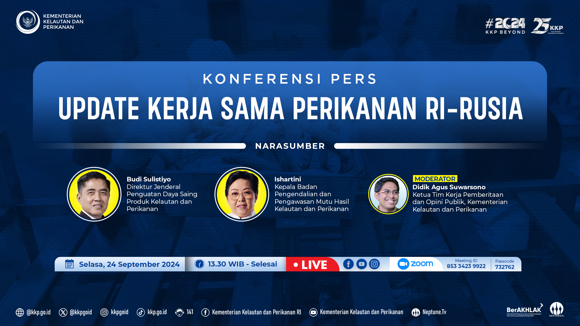 [ Konferensi Pers ] - Update Kerja Sama Perikanan RI - Rusia