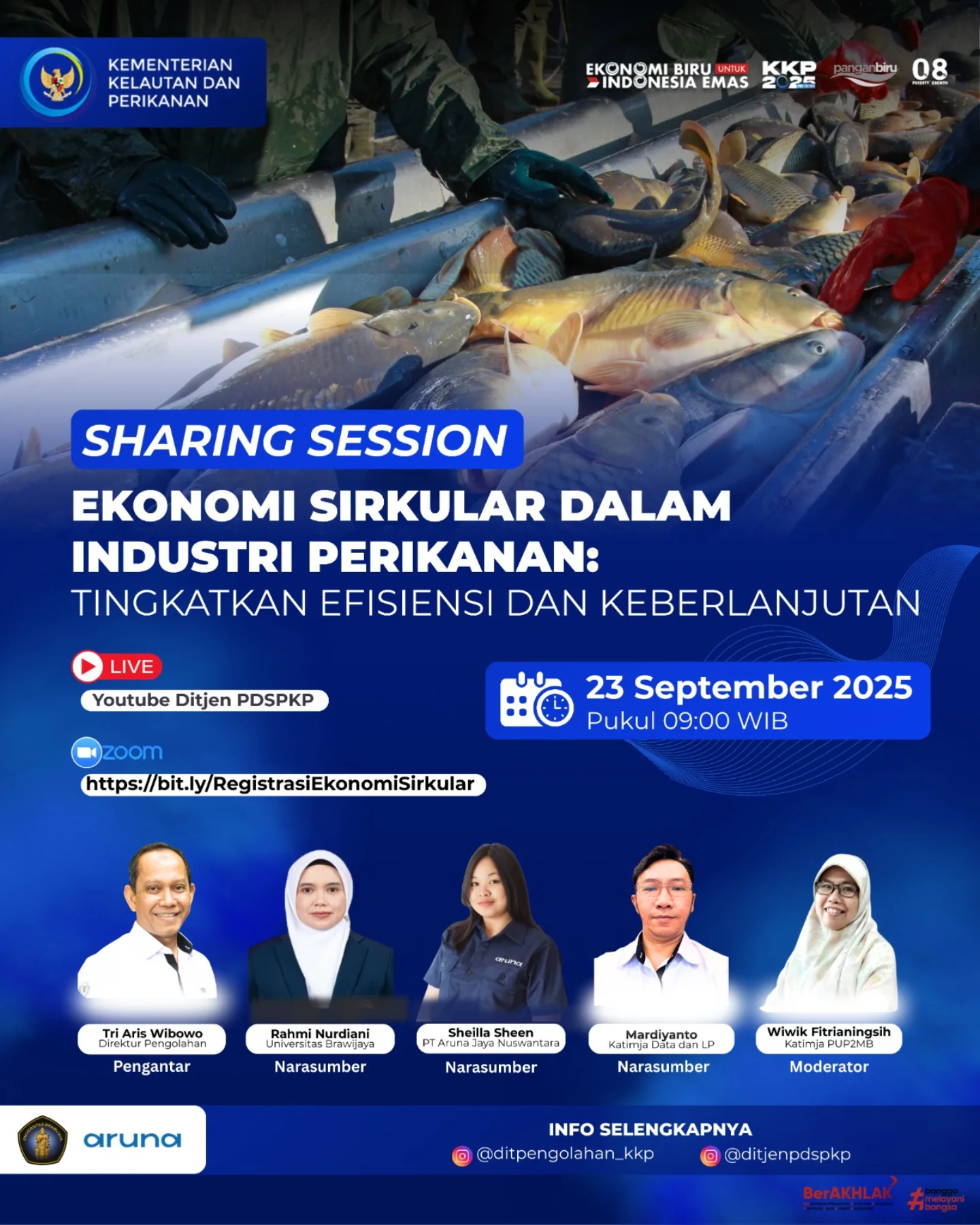 Sharing Session Ekonomi Sirkular dalam Industri Perikanan