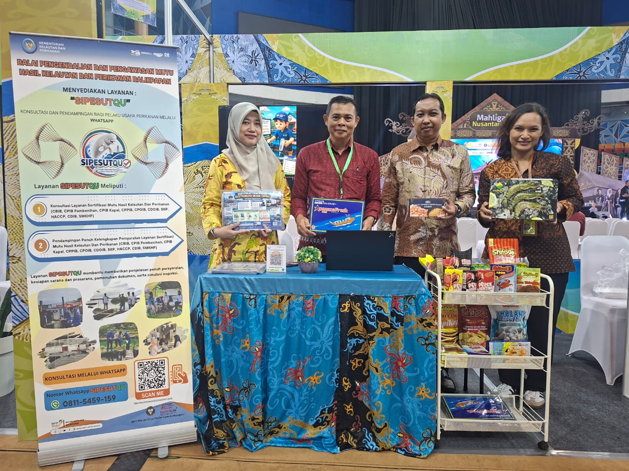 BPPMHKP Balikpapan berpartisipasi pada Mahligai Nusantara 2026 yang dirangkai dengan Balikpapan Fair di Balikpapan Sport and Convention Center (BSCC) Dome.