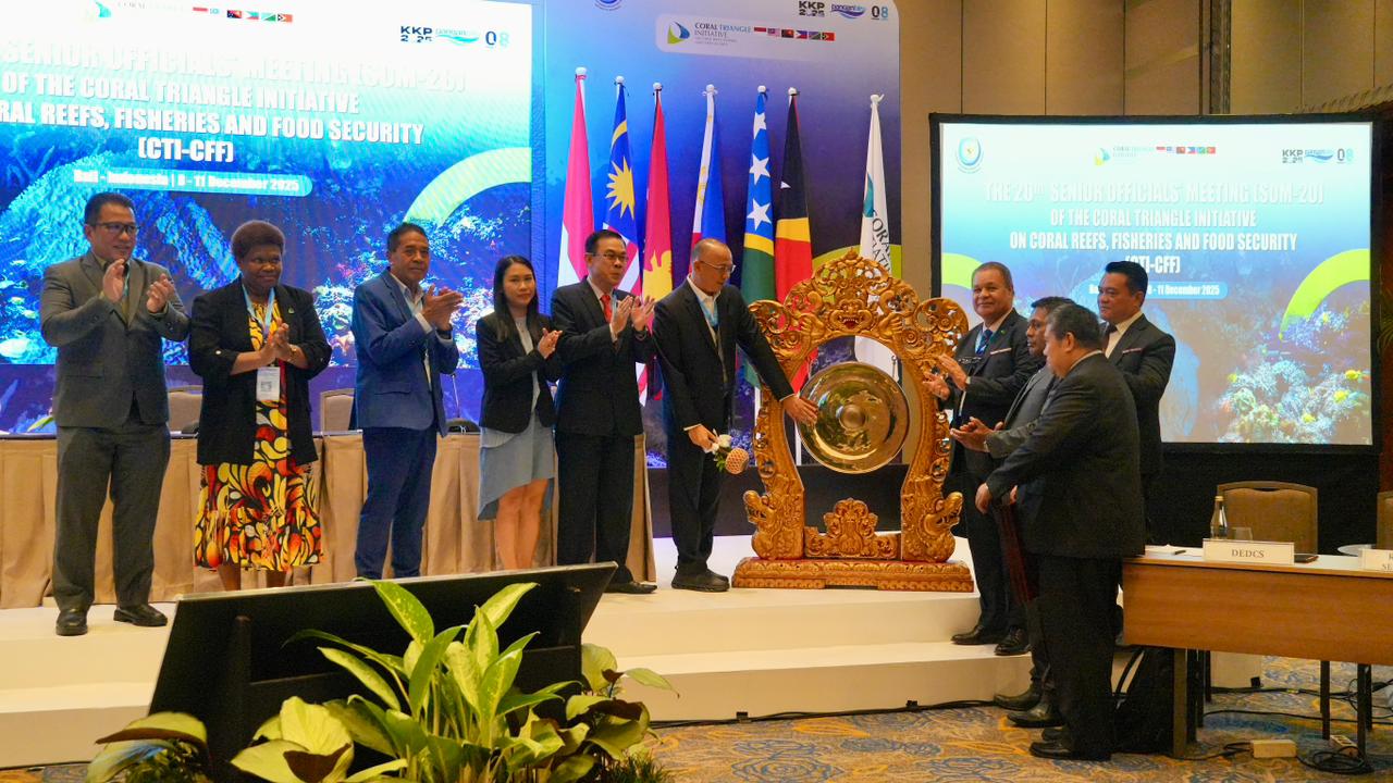 CTI-CFF dan KKP Perkuat Komitmen Regional Melalui Penyelenggaraan  SOM ke-20 di Bali