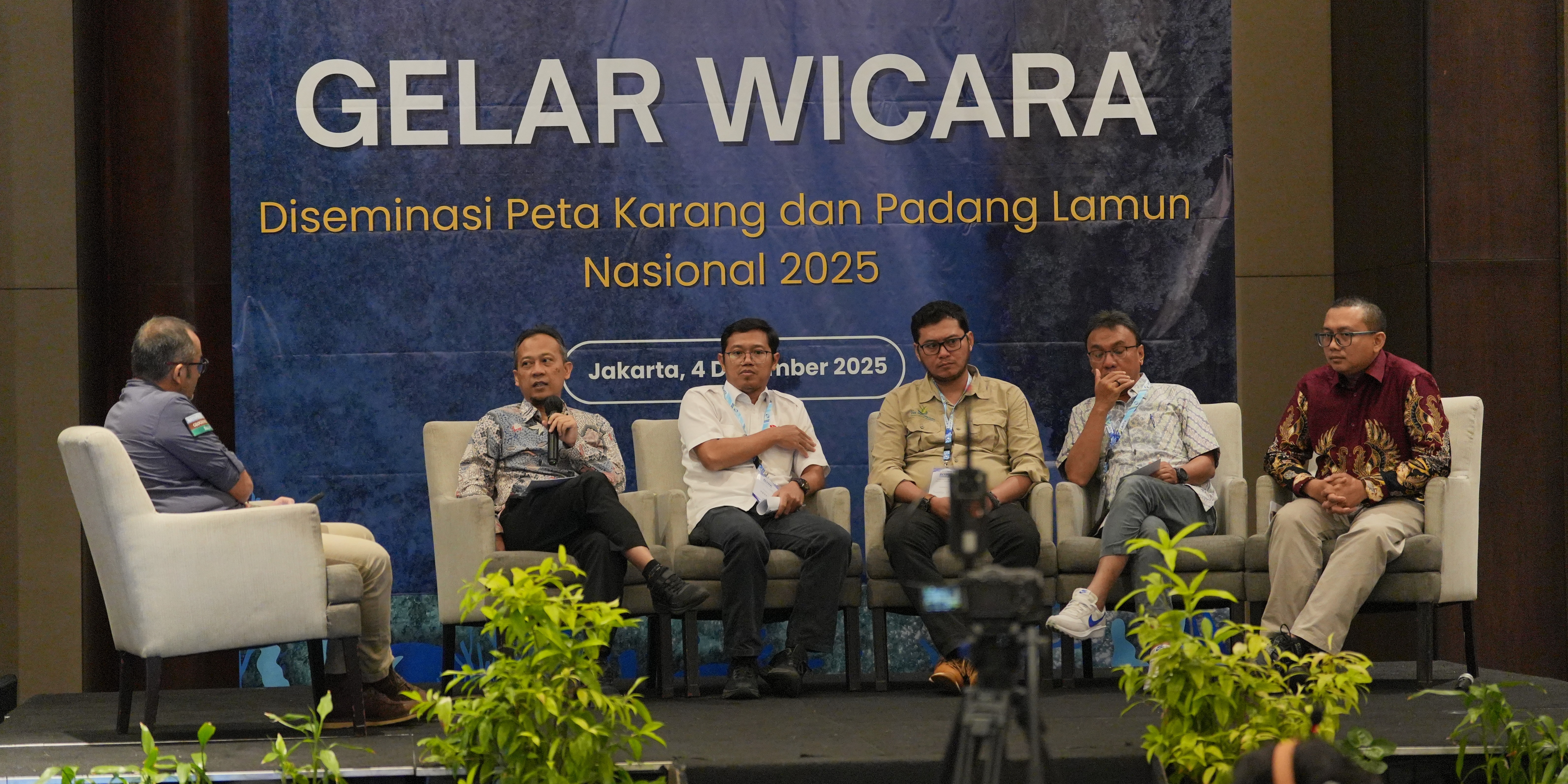 Diseminasi Peta Karang dan Padang Lamun Nasional 2025, Jakarta (4/12).