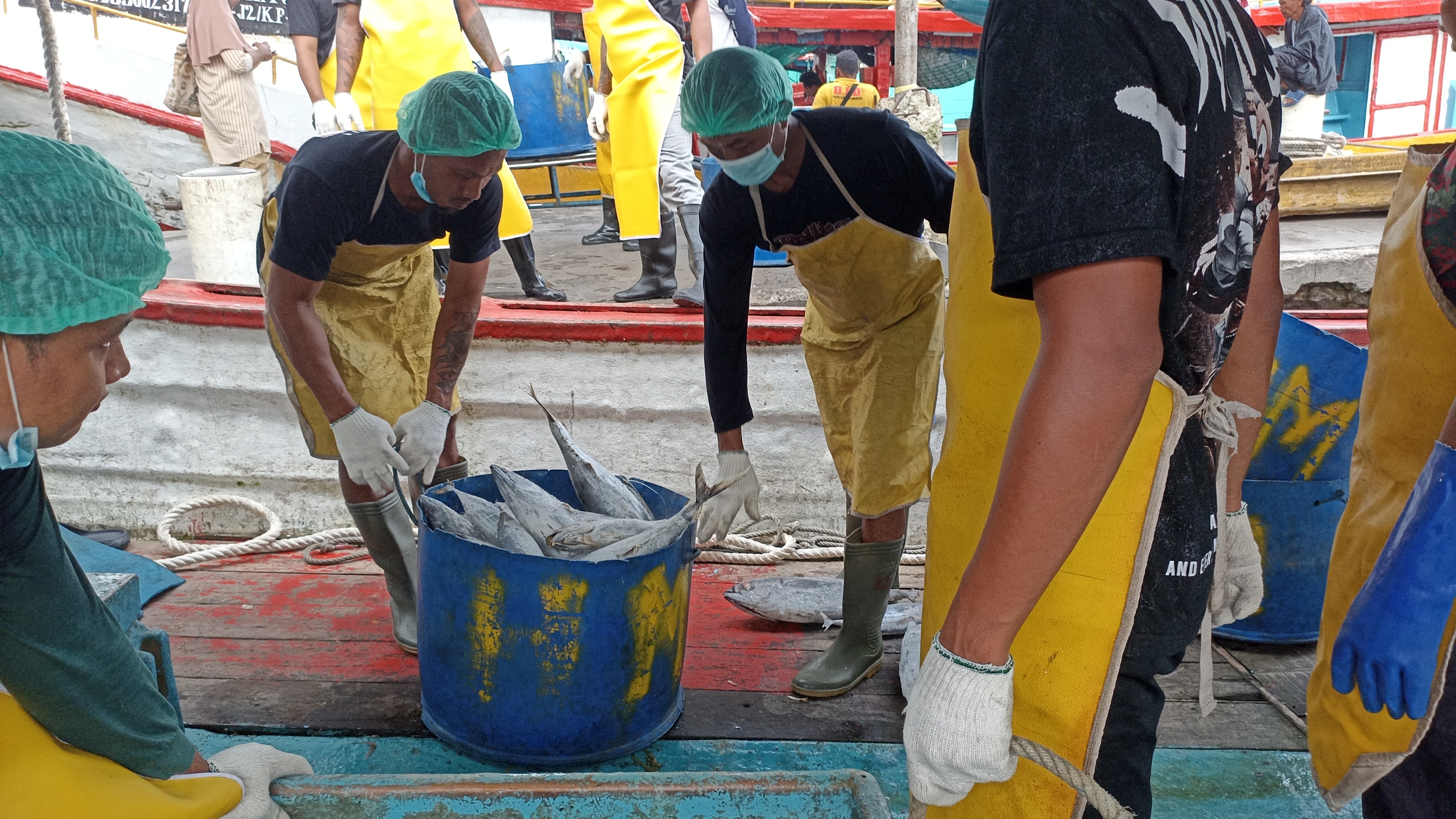 Giat Badan Mutu KKP Yogyakarta Januari 2025 dalam Inspeksi CPIB Kapal di Cilacap Jawa Tengah