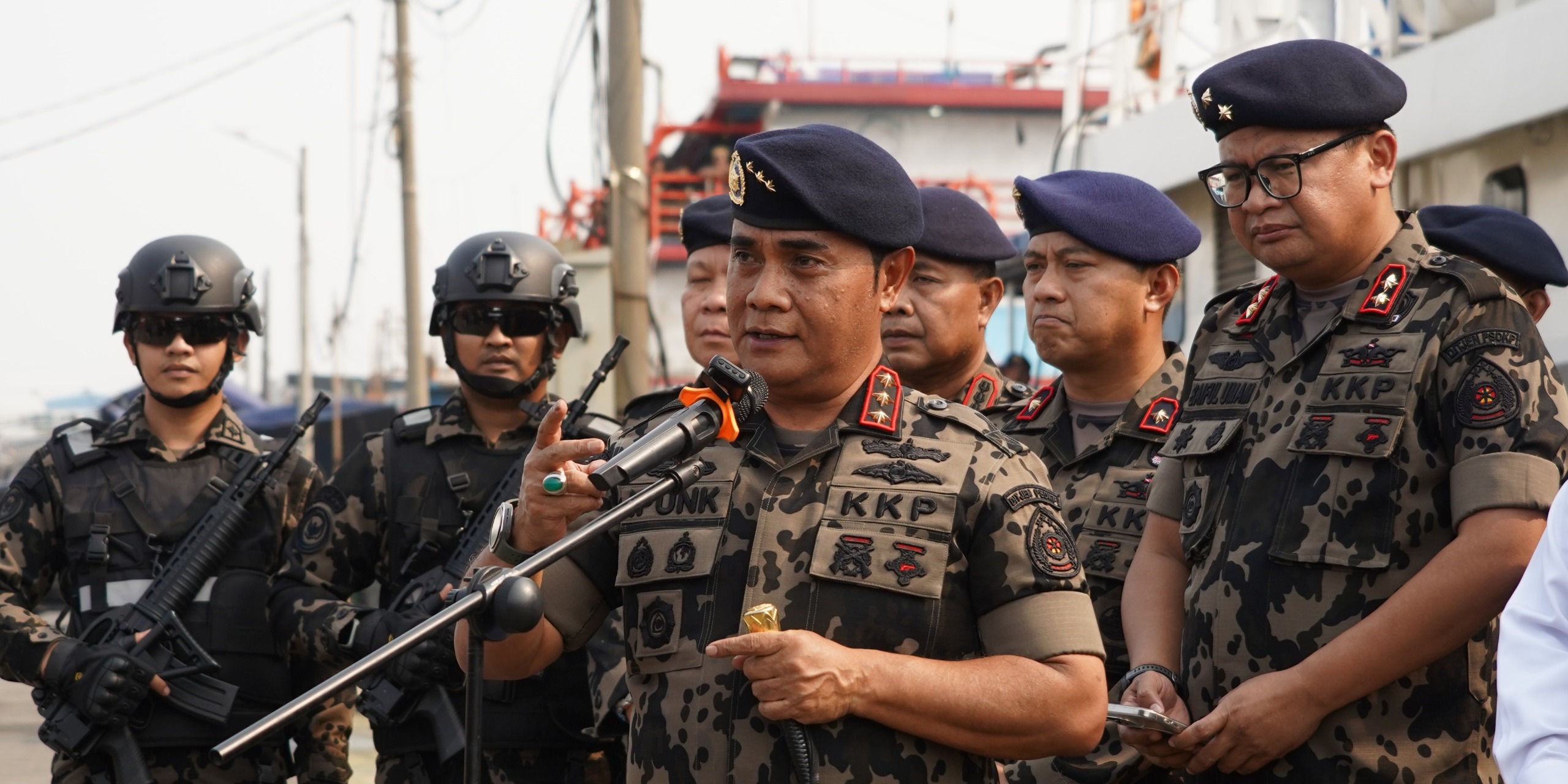 KKP Amankan KM Maulana 23 Beserta Kru Terkait Dugaan Penganiayaan Awak Kapal Perikanan