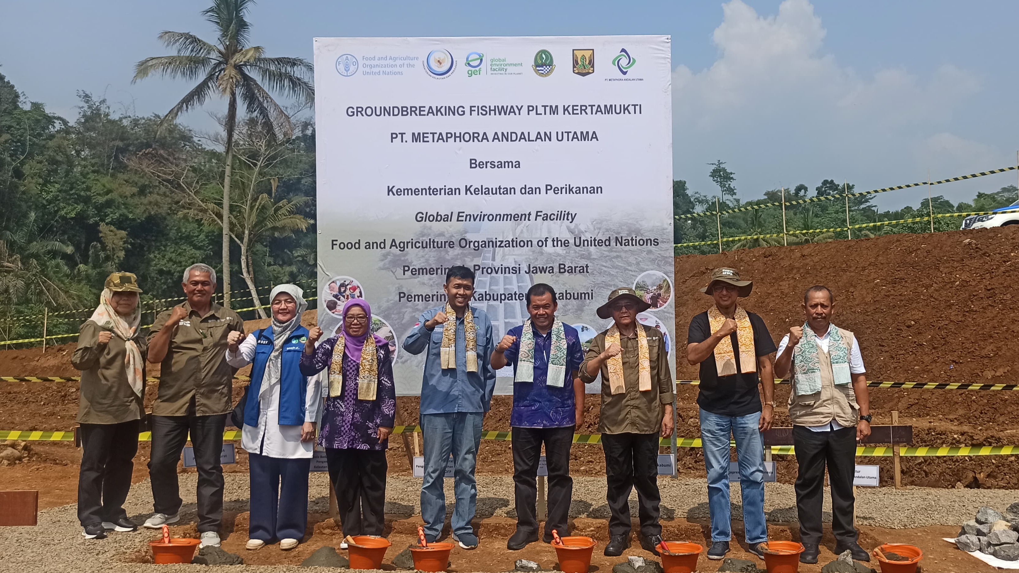 KKP dan FAO Siapkan Fishway Pada Pembangkit Listrik Tenaga Mini Hidro di Sukabumi