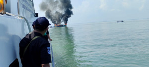 KKP dan Kejaksaan Juga Tenggelamkan 6 Kapal Berbendera Malaysia di Belawan