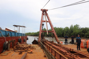 KKP Hentikan Sementara Pengerukan Muara Sungai Tulang Bawang