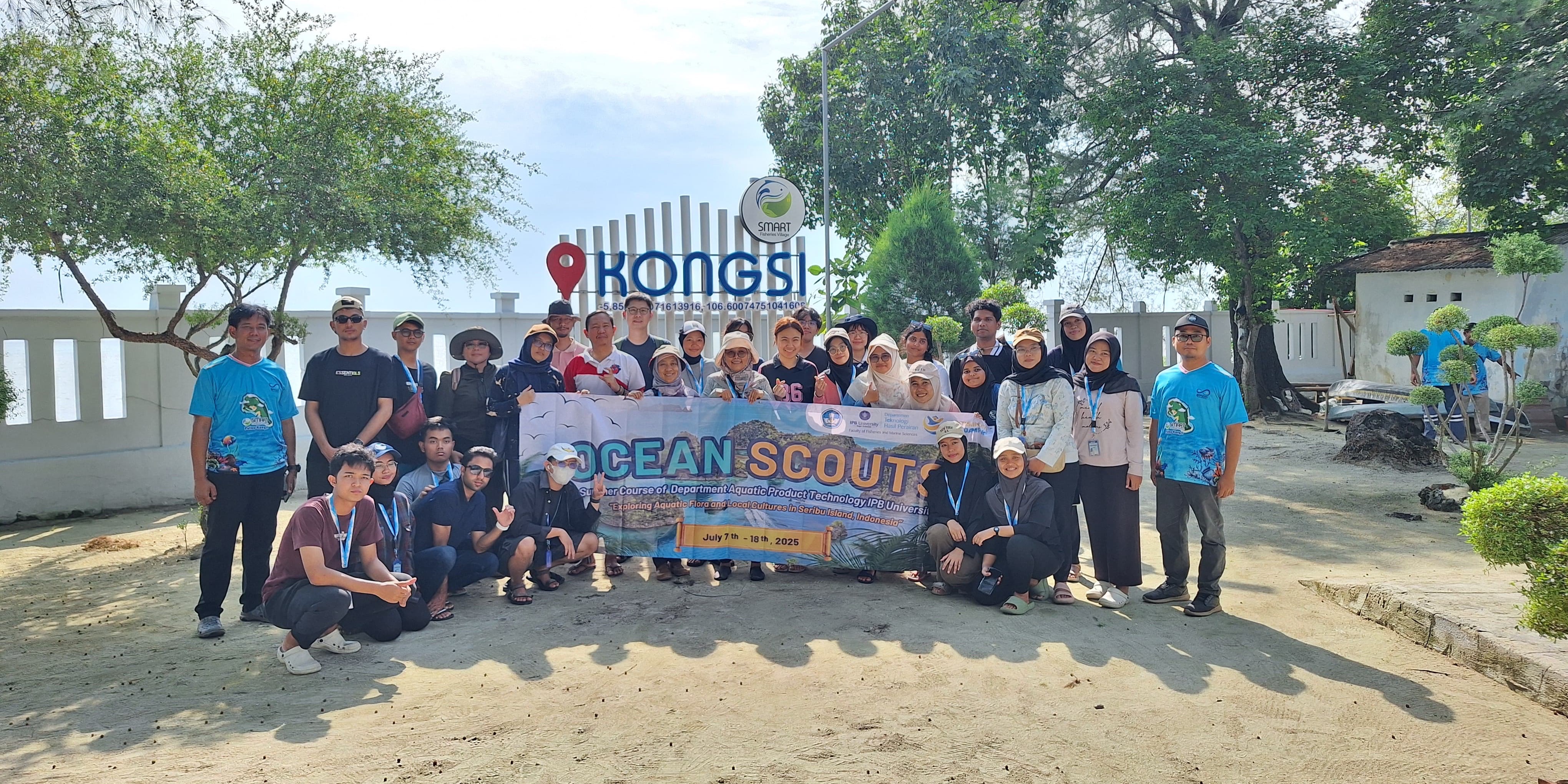 KKP - IPB Kenalkan Kawasan Konservasi Pulau Kongsi ke Peserta Course Internasional