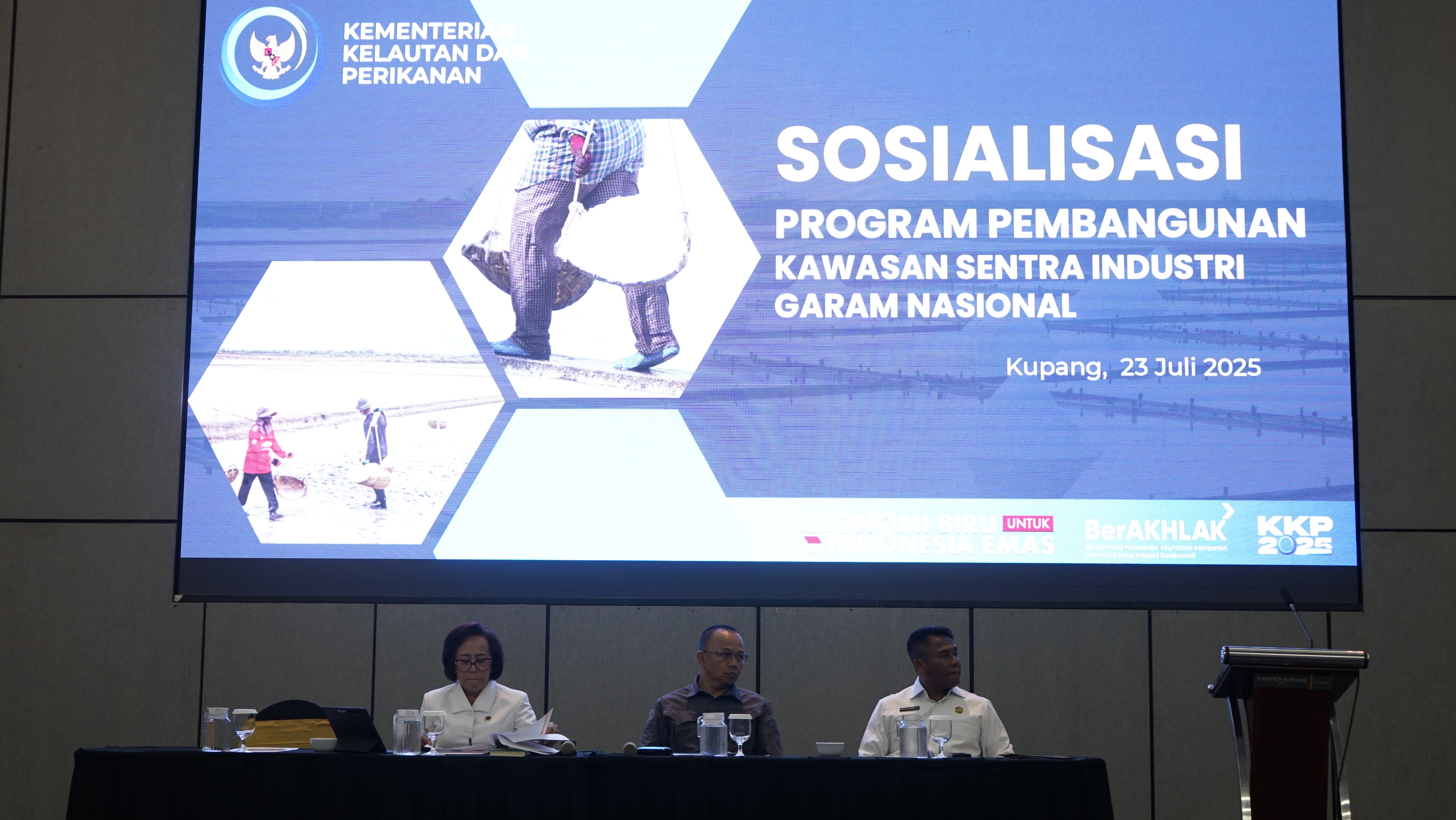 KKP Perkuat Sinergi dengan Daerah Bangun Kawasan Sentra Industri Garam Nasional