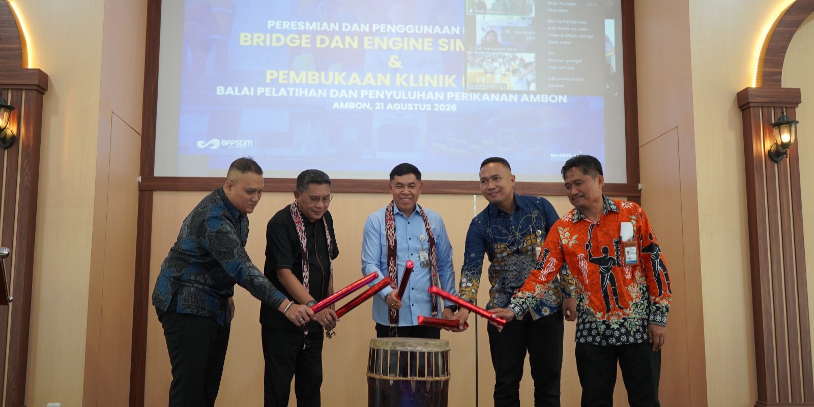 KKP Resmi Miliki Klinik Halal dan Bridge & Engine Simulator