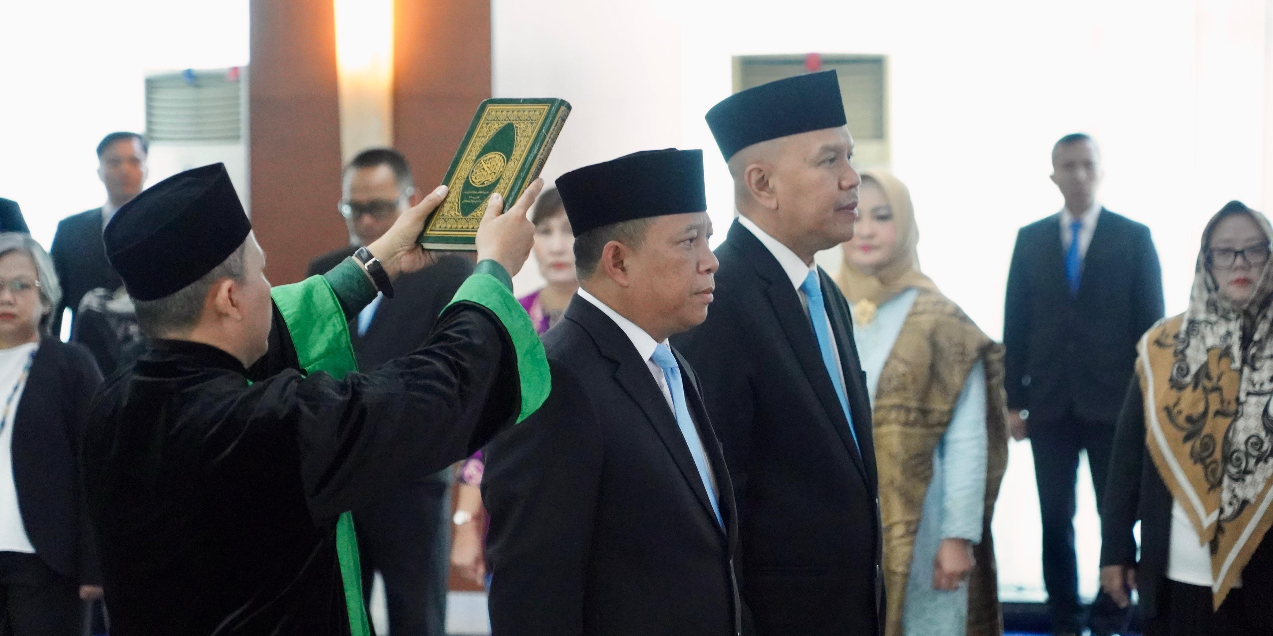 Menteri Trenggono Lantik Dirjen PT dan Irjen KKP