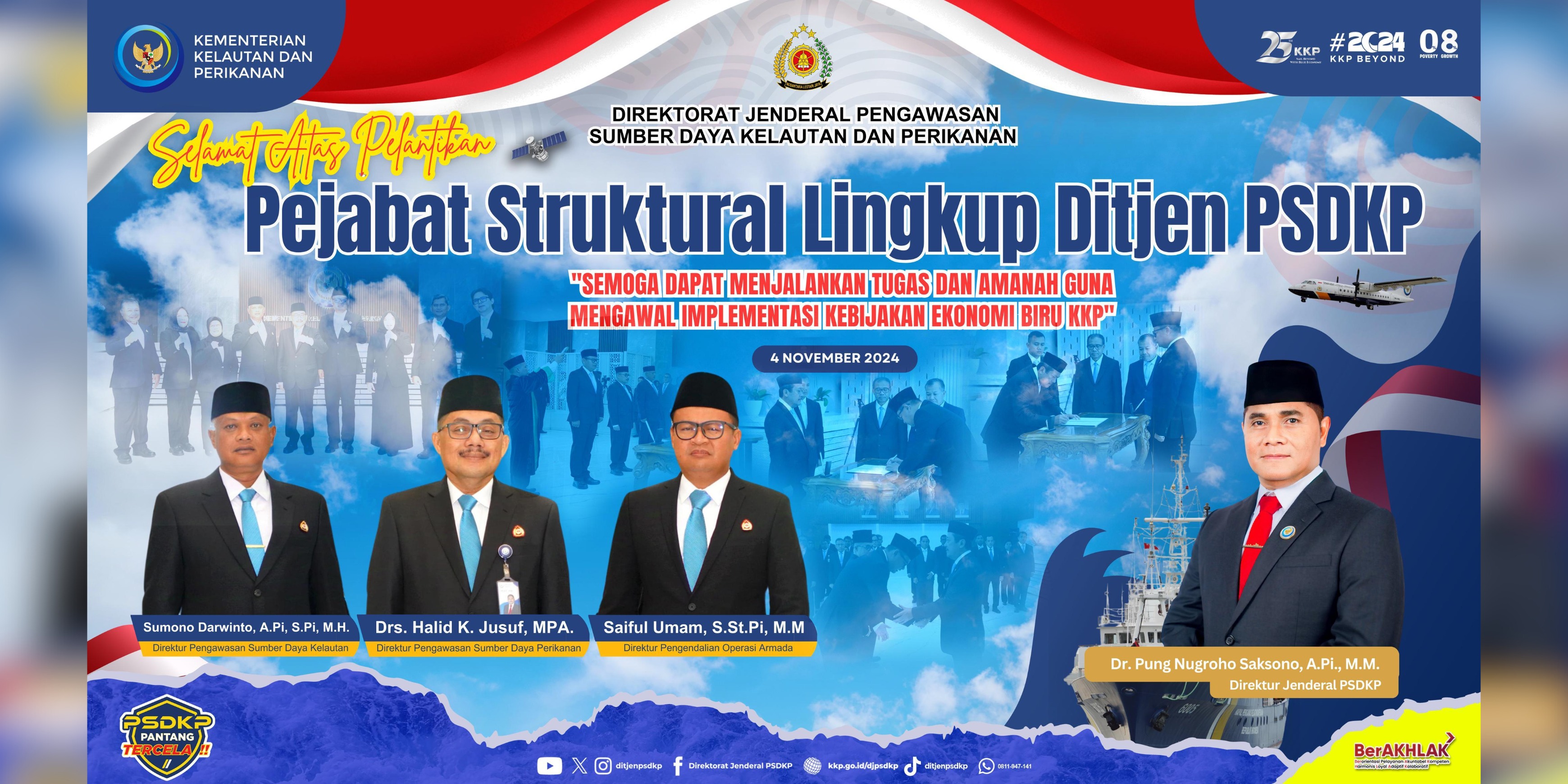 Pelantikan Pejabat Struktural Lingkup Ditjen PSDKP