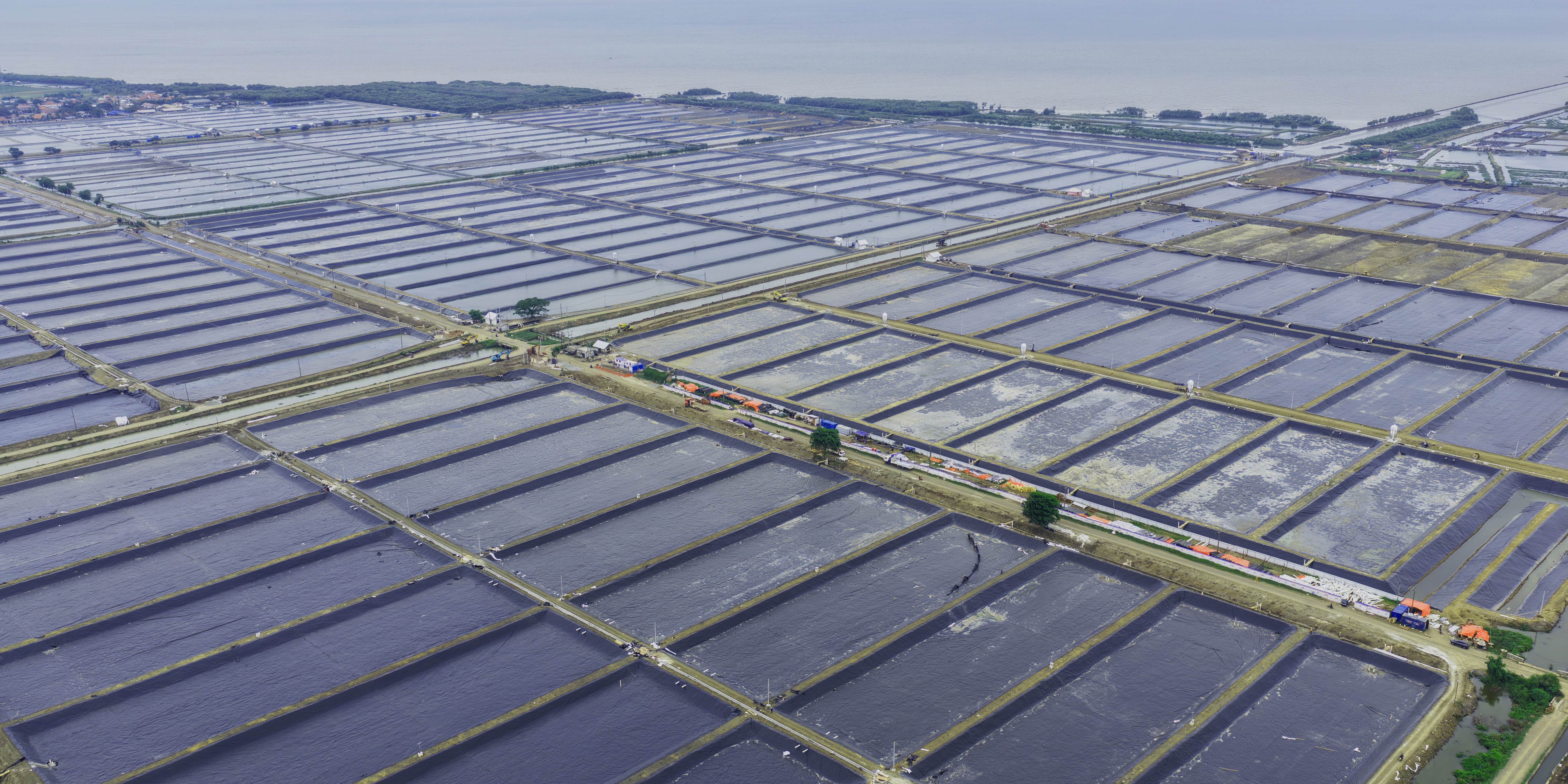 Progres Hamparan Kolam ukuran 4000 meter persegi BINS Karawang Per 9 Desember 2025