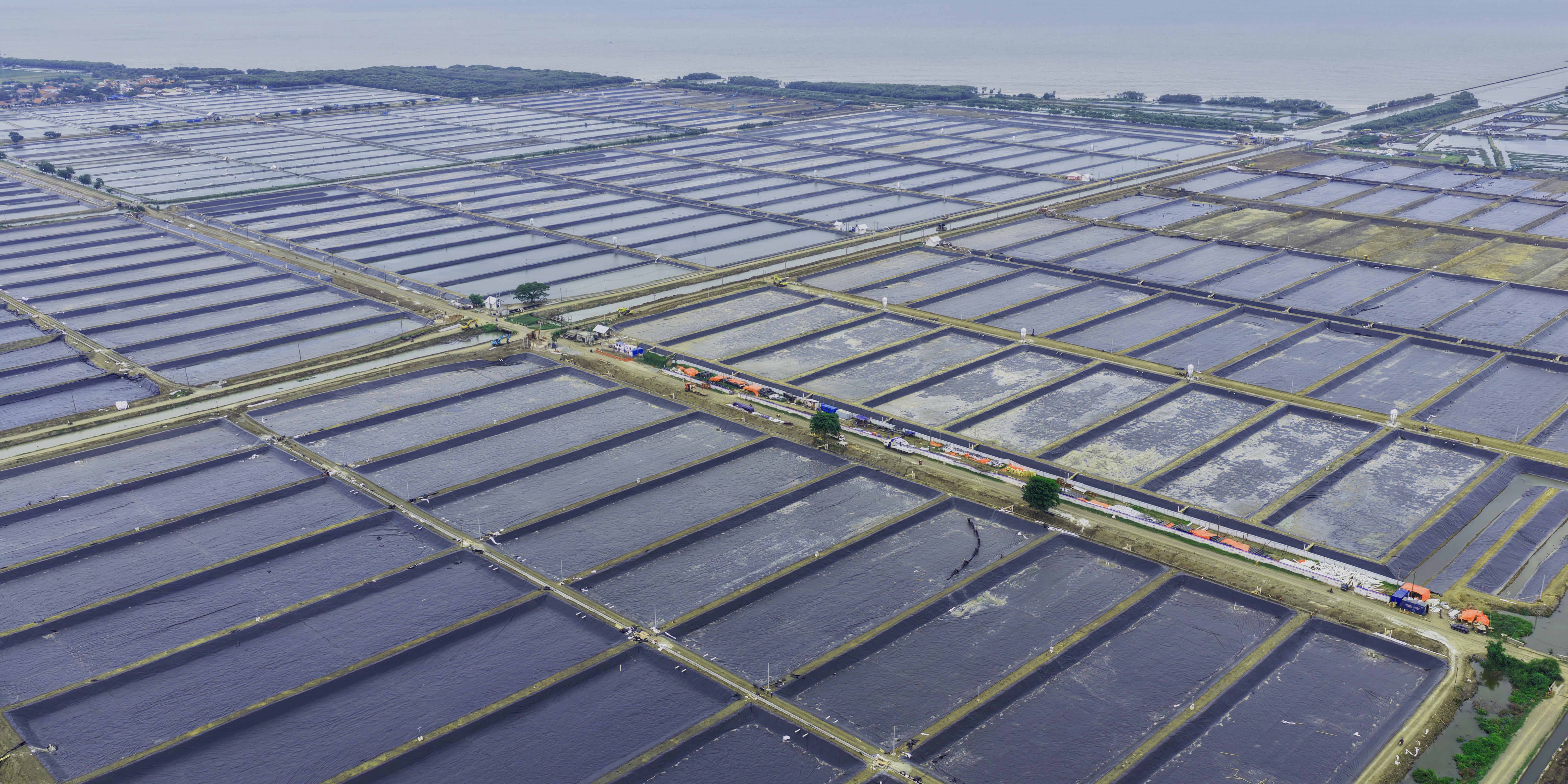 Progres Hamparan Kolam ukuran 4000 meter persegi BINS Karawang Per 9 Desember 2025