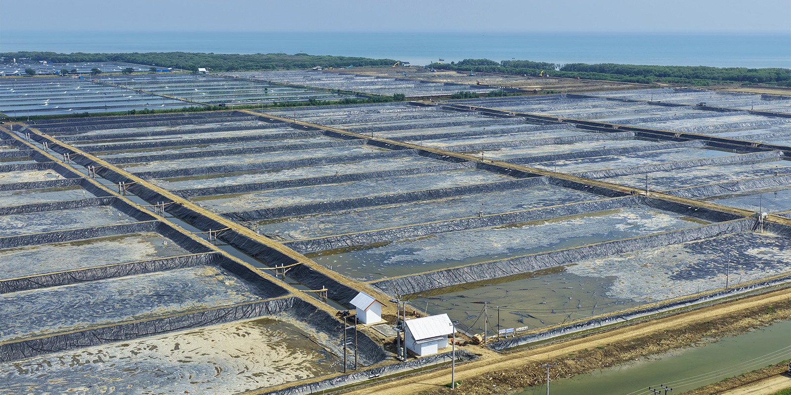 Progres Pemasangan Geomembran Kolam ukuran 4000 meter persegi BINS Karawang Per 27 November 2025