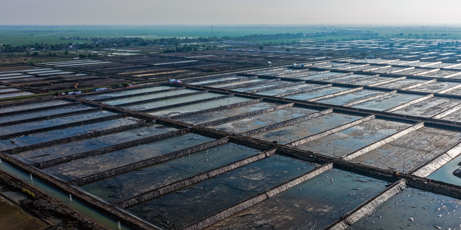 Progres Pemasangan Geomembran Kolam ukuran 4000 meter persegi BINS Karawang Per  31 Oktober 2025