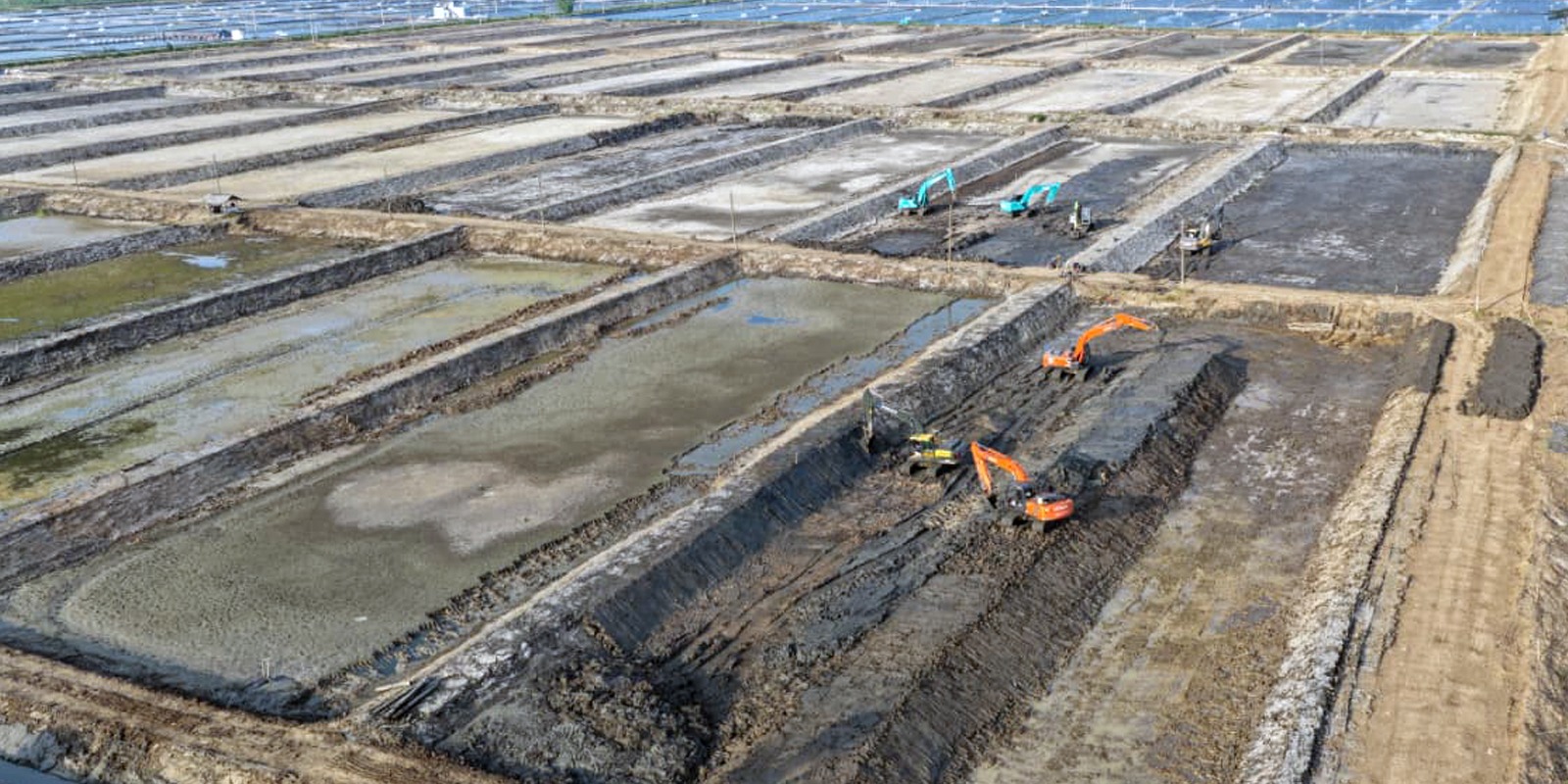 Progres Pembangunan Kolam ukuran 4000 meter persegi BINS Karawang per 30 September 2025