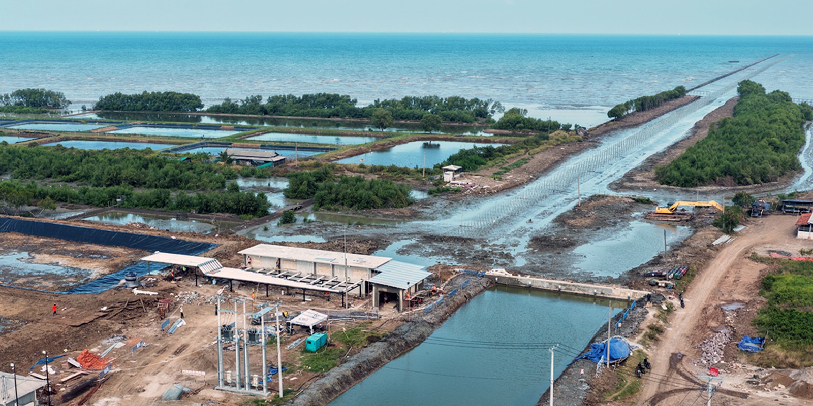 Progres Penyambungan Pipa Intake Air Laut BINS Karawang Per 3 Desember 2025