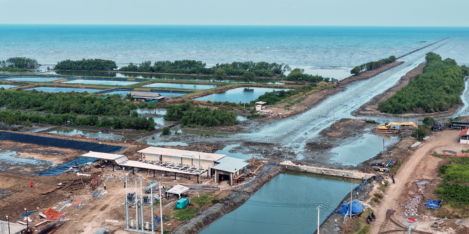 Progres Penyambungan Pipa Intake Air Laut BINS Karawang Per 3 Desember 2025