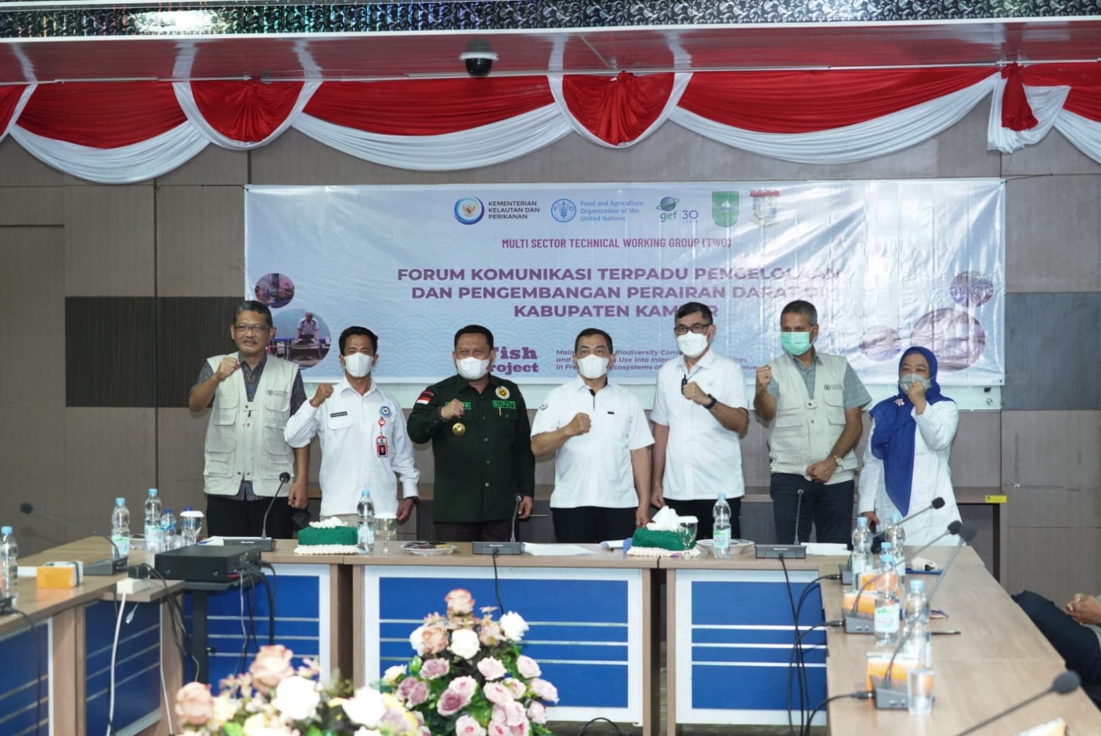 Kunjungan Kerja Sekjen Antam Novambar di Kampar, Riau pada Jumat (18/3/2022)