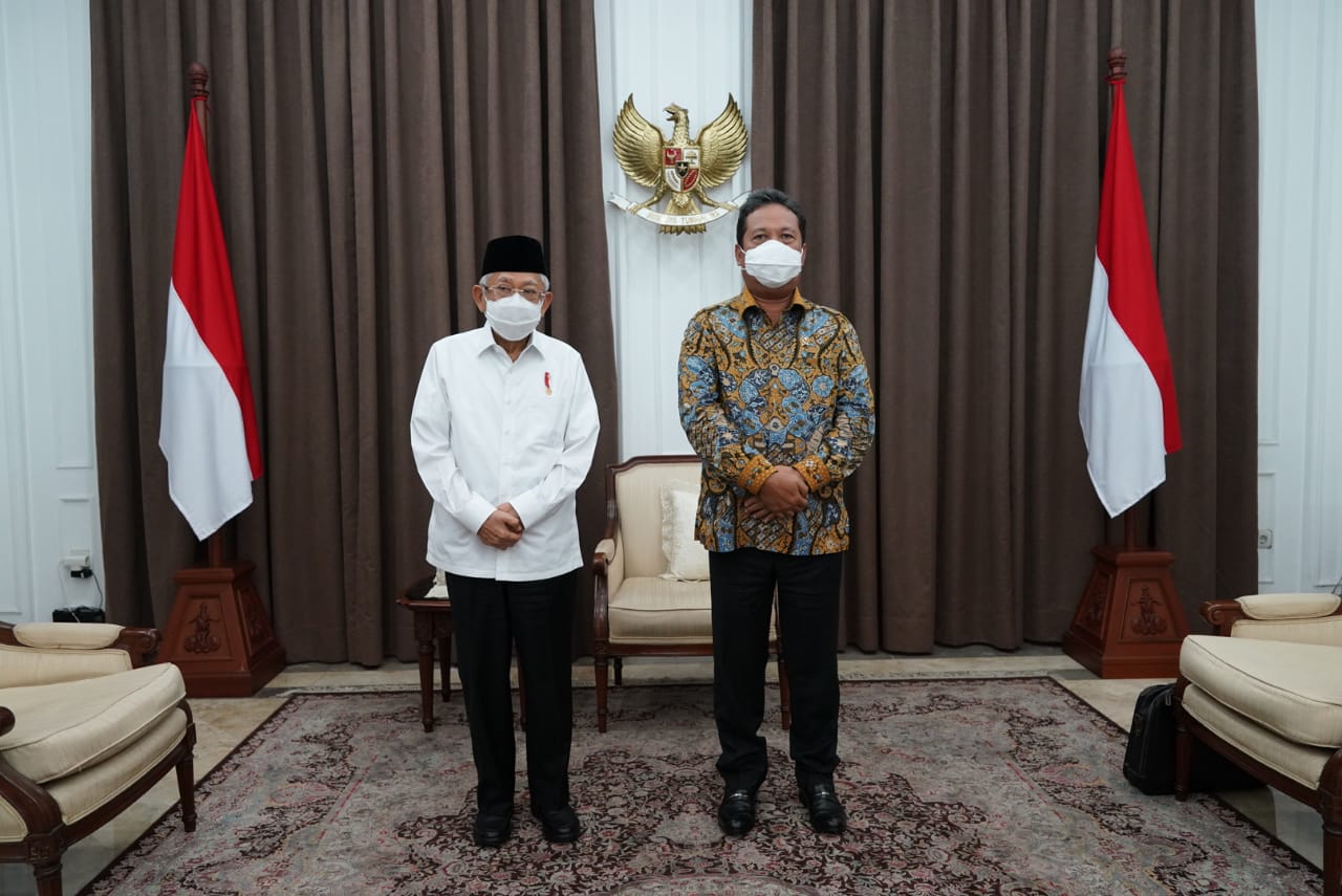 Menteri Trenggono Melakukan Rapat Terbatas Dengan Wakil Presiden Indonesia, Bapak K.H. Ma’ruf Amin