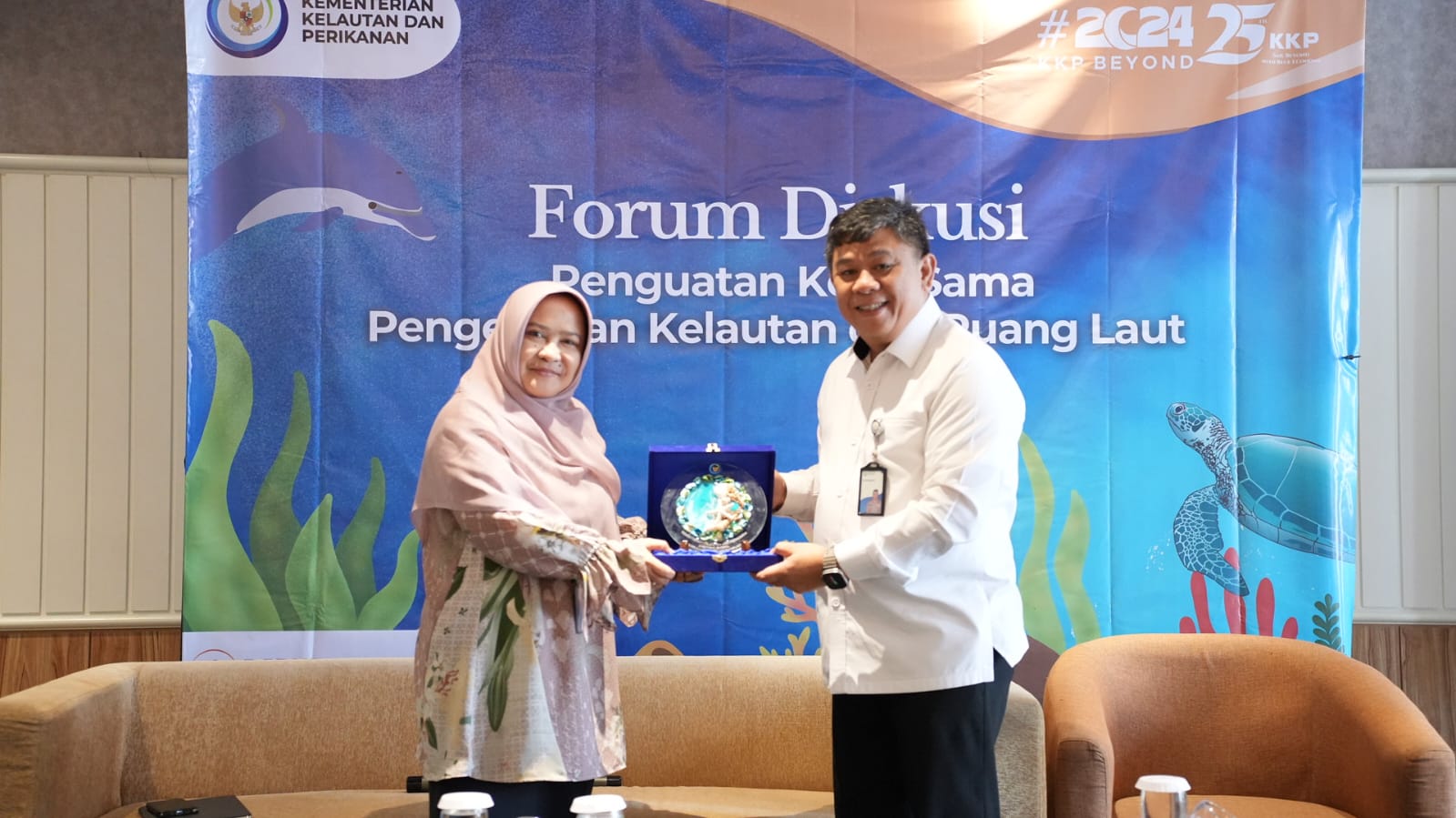 Forum Diskusi Penguatan Kerja Sama Pengelolaan Kelautan dan Ruang Laut, Yogyakarta (5/3).