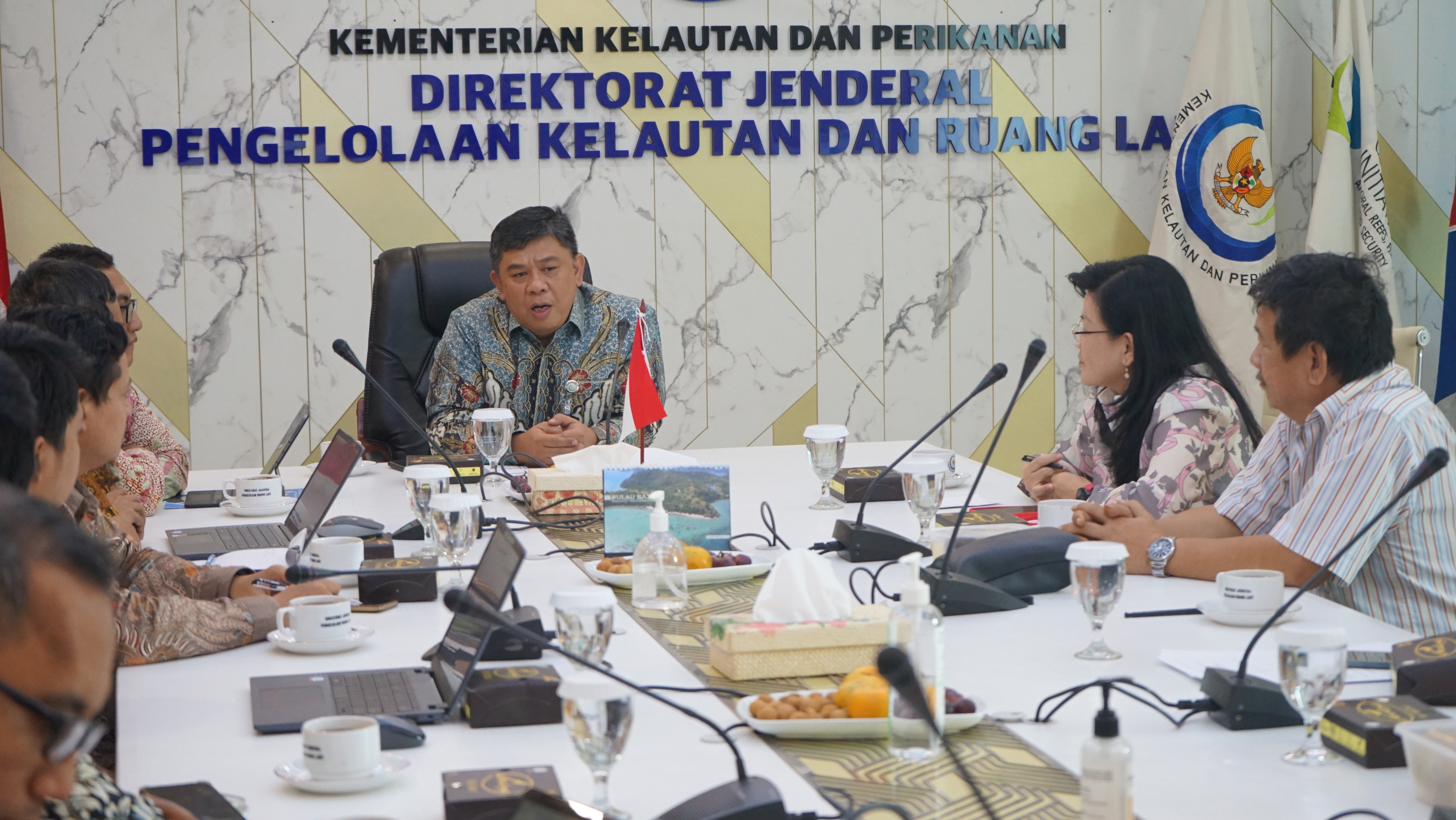 Kunjungan Dinas Kelautan dan Perikanan Provinsi Sulawesi Utara terait KKRL Internasional Fish Market Program KKP-JICA di Provinsi Sulawesi Utara, (1/3).