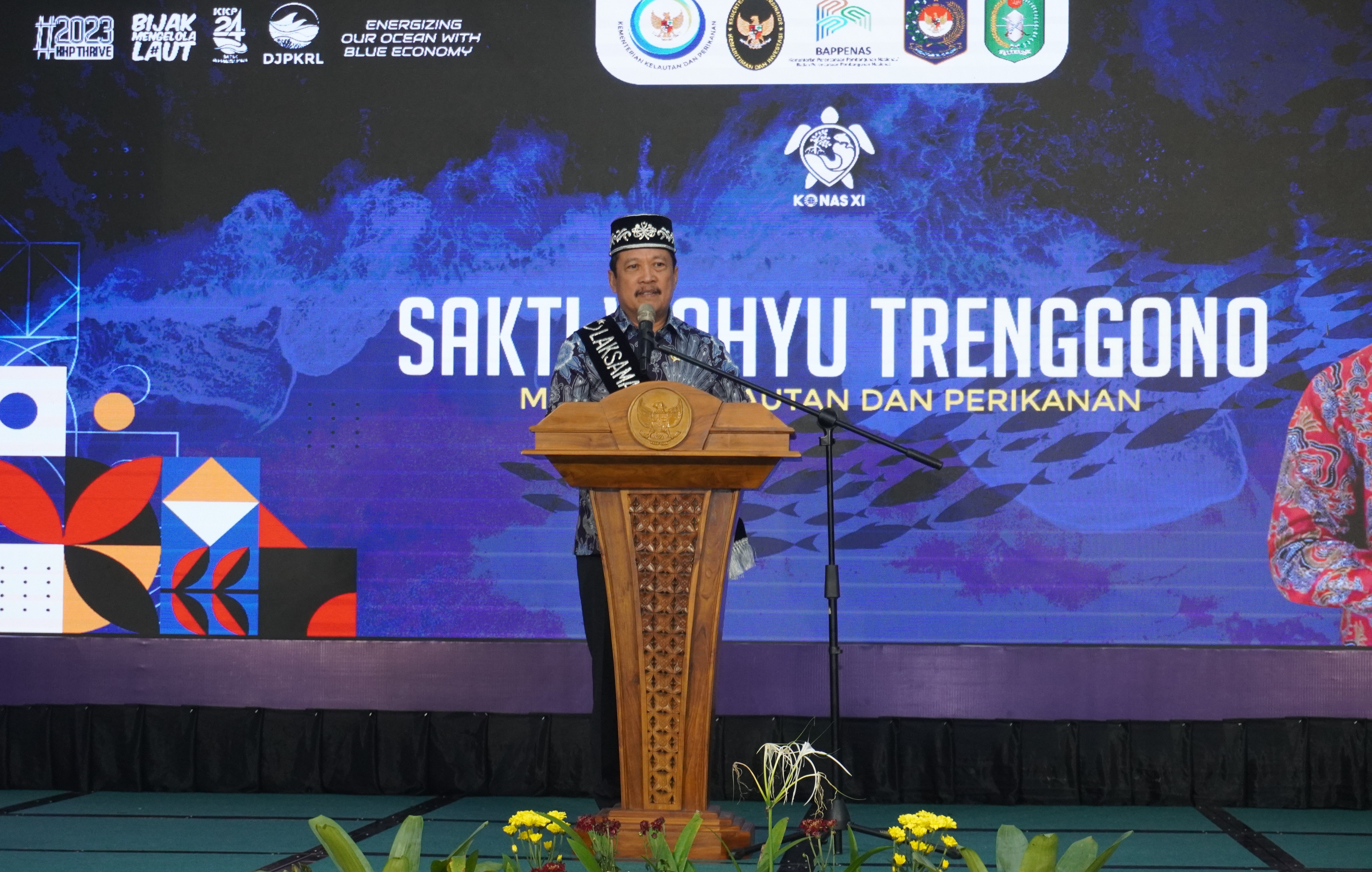 Puncak Acara Konferensi Nasional Pengelolaan Sumber Daya Laut, Pesisir dan Pulau-Pulau Kecil Ke-11 di Pontianak - Kalimantan Barat, (28/11).