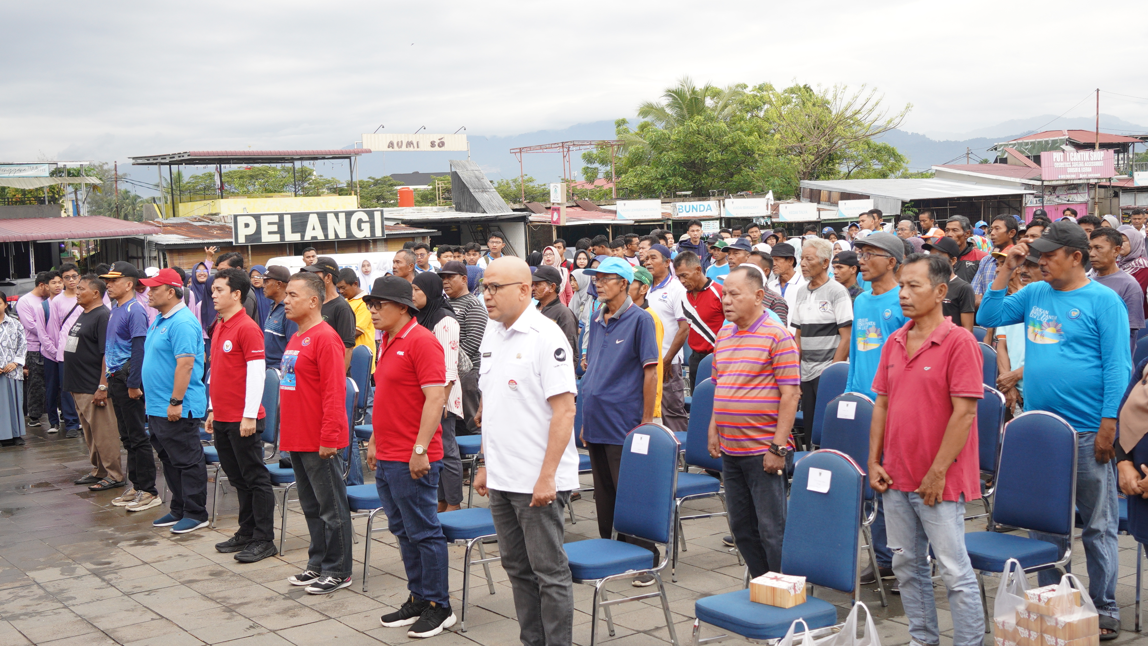 Pelaksanaan Bulan Cinta Laut (BCL) di Kota Padang, Sumatera Barat (6/8).