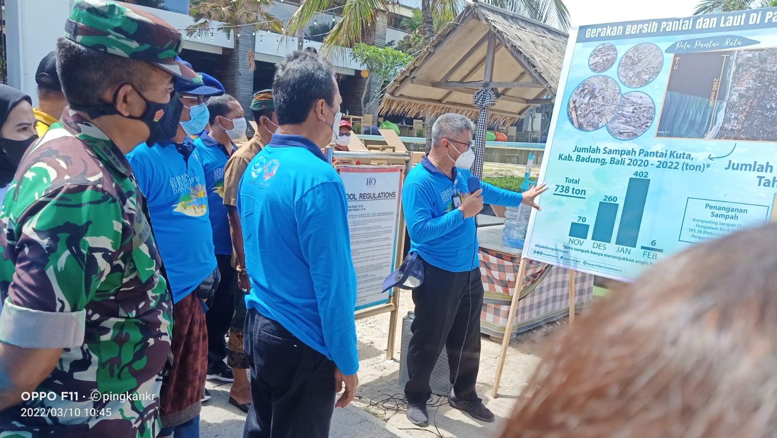 Gerakan Bersih Pantai di Bali (10/3)