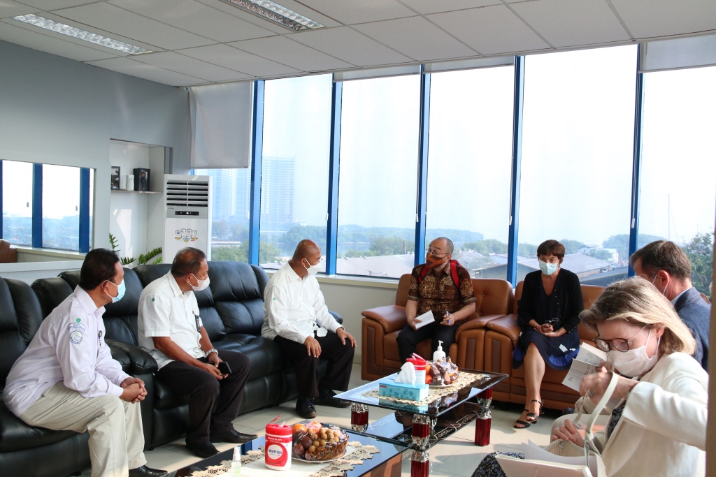 Kunjungan Kerja Menteri Kelautan dan Perikanan Prancis di PPS Nizam Zachman Jakarta