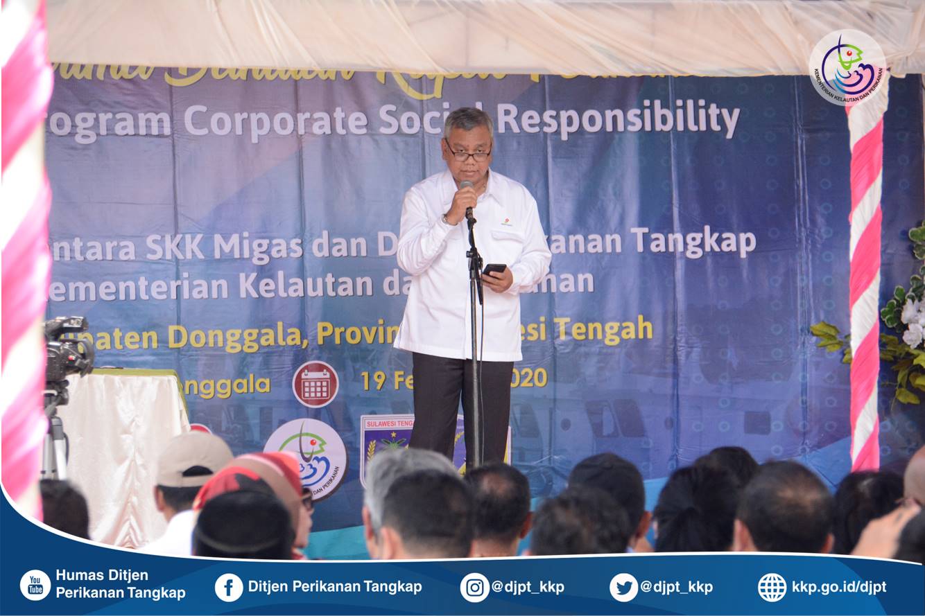 Serah Terima Kapal Perikanan Program CSR SKK Migas di Kabupaten Donggala
