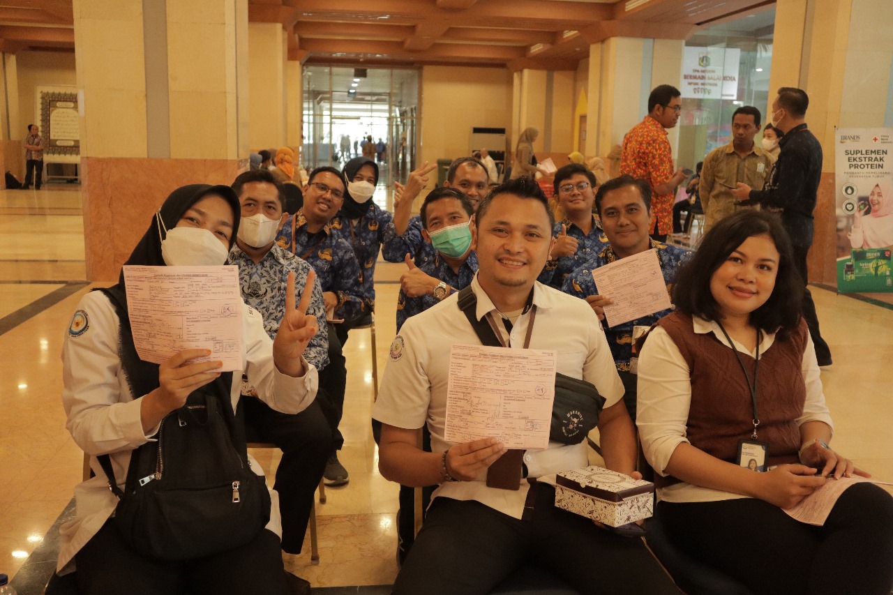 Kegiatan Donor Darah KORPRI Nasional yang di Kantor Balai Kota Provinsi DKI Jakarta