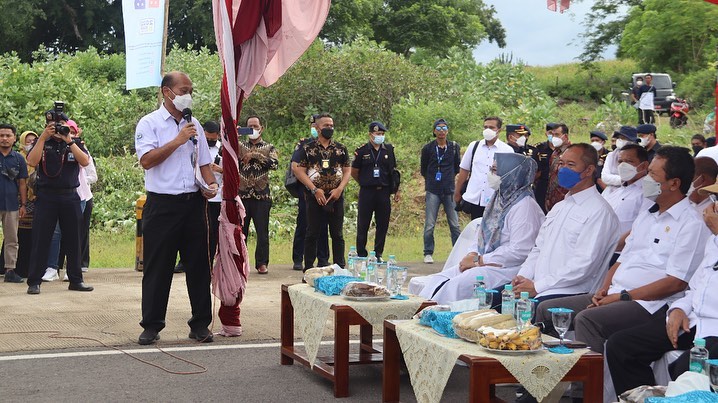 Dirjen PB mendampingi Menteri KP Kunjungan Kerja di Kab. Sumbawa (18/03/22)