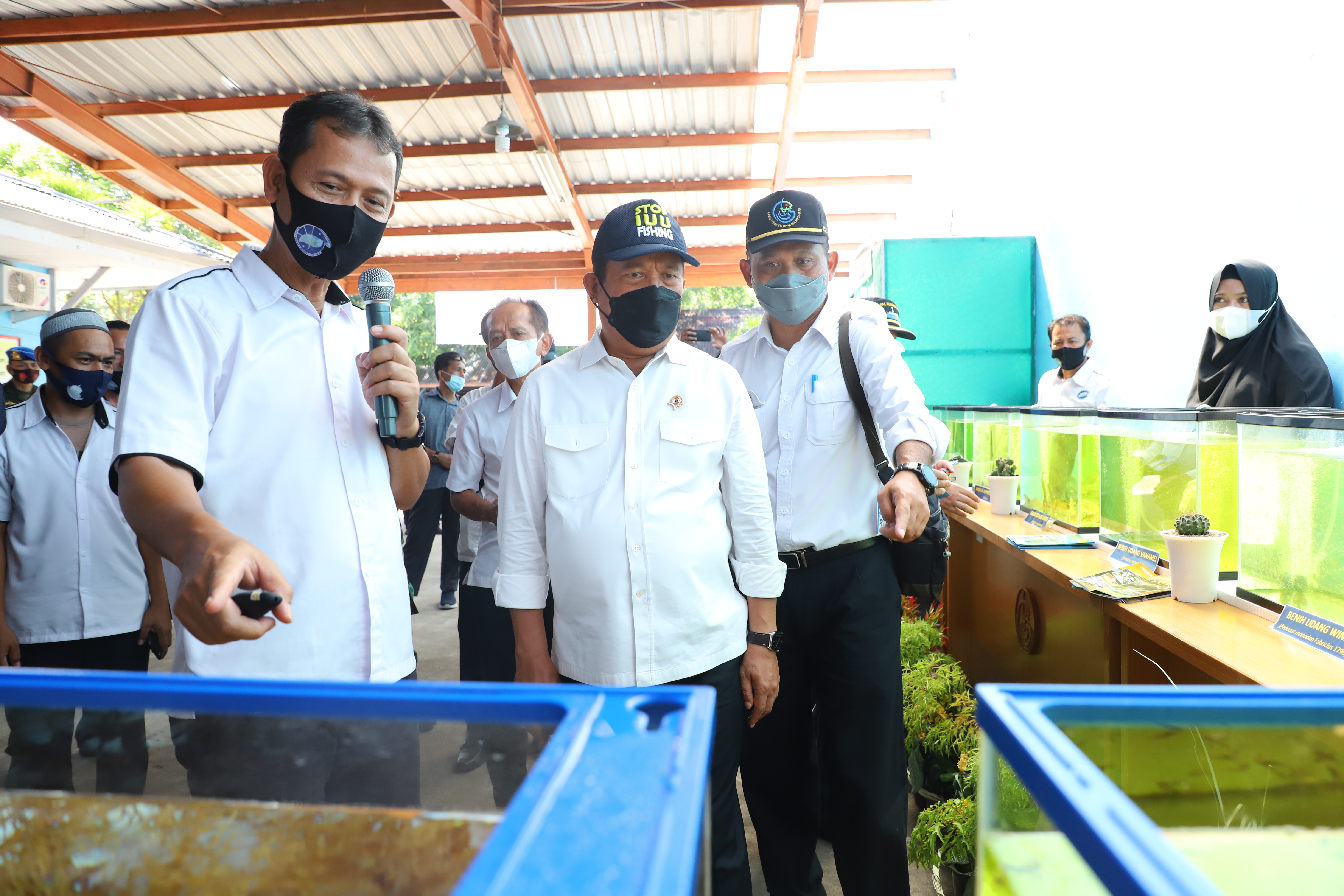 Kunjungan Kerja Menteri Kelautan dan Perikanan ke BPBAP Takalar, Sulawesi Selatan
