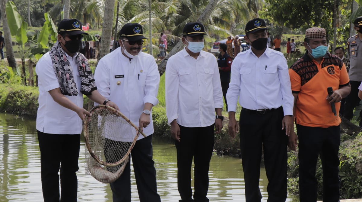 Kunjungan Kerja Menteri Kelautan dan Perikanan ke Kab Pasaman, Sumatera Barat