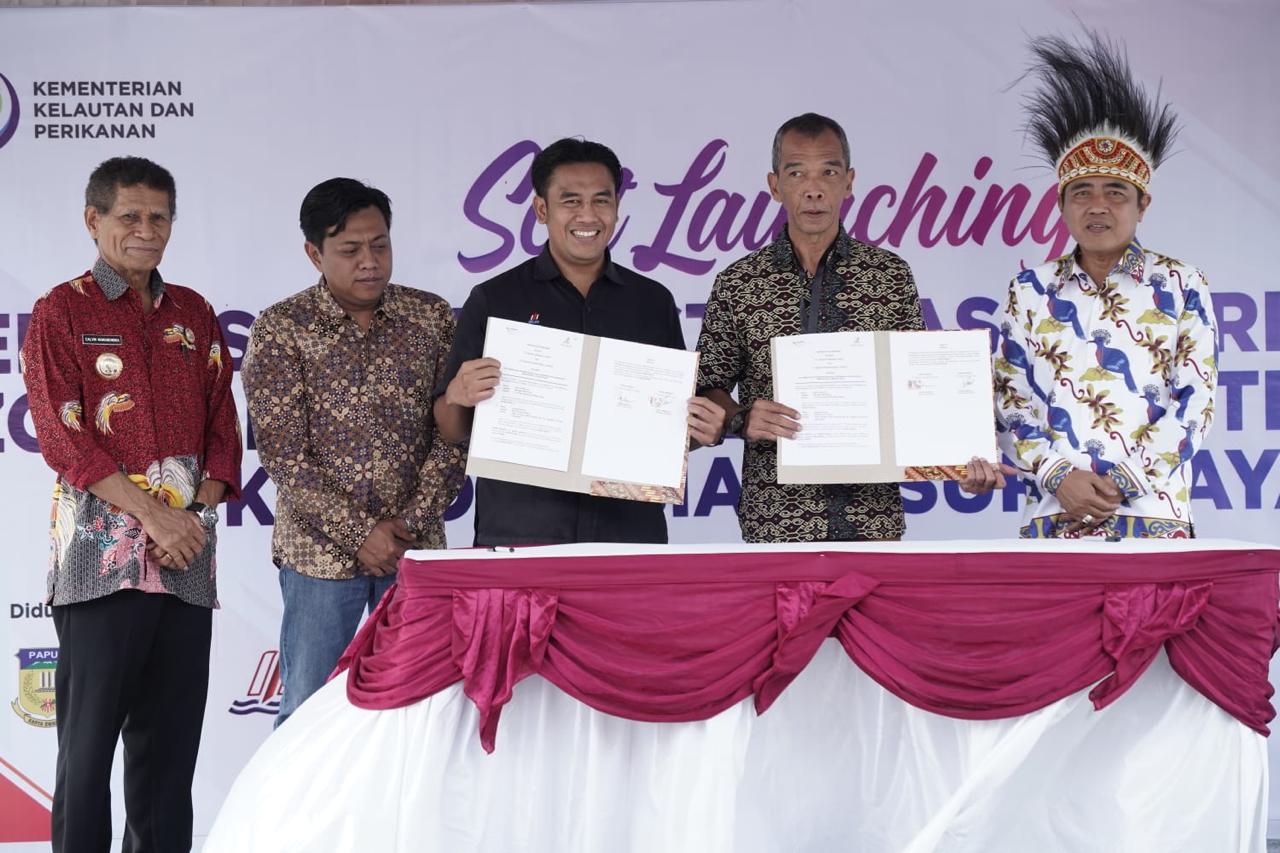 soft Launching Ekosistem Logistik Hasil Perikanan Zona II PIT koridor Biak-Surabaya