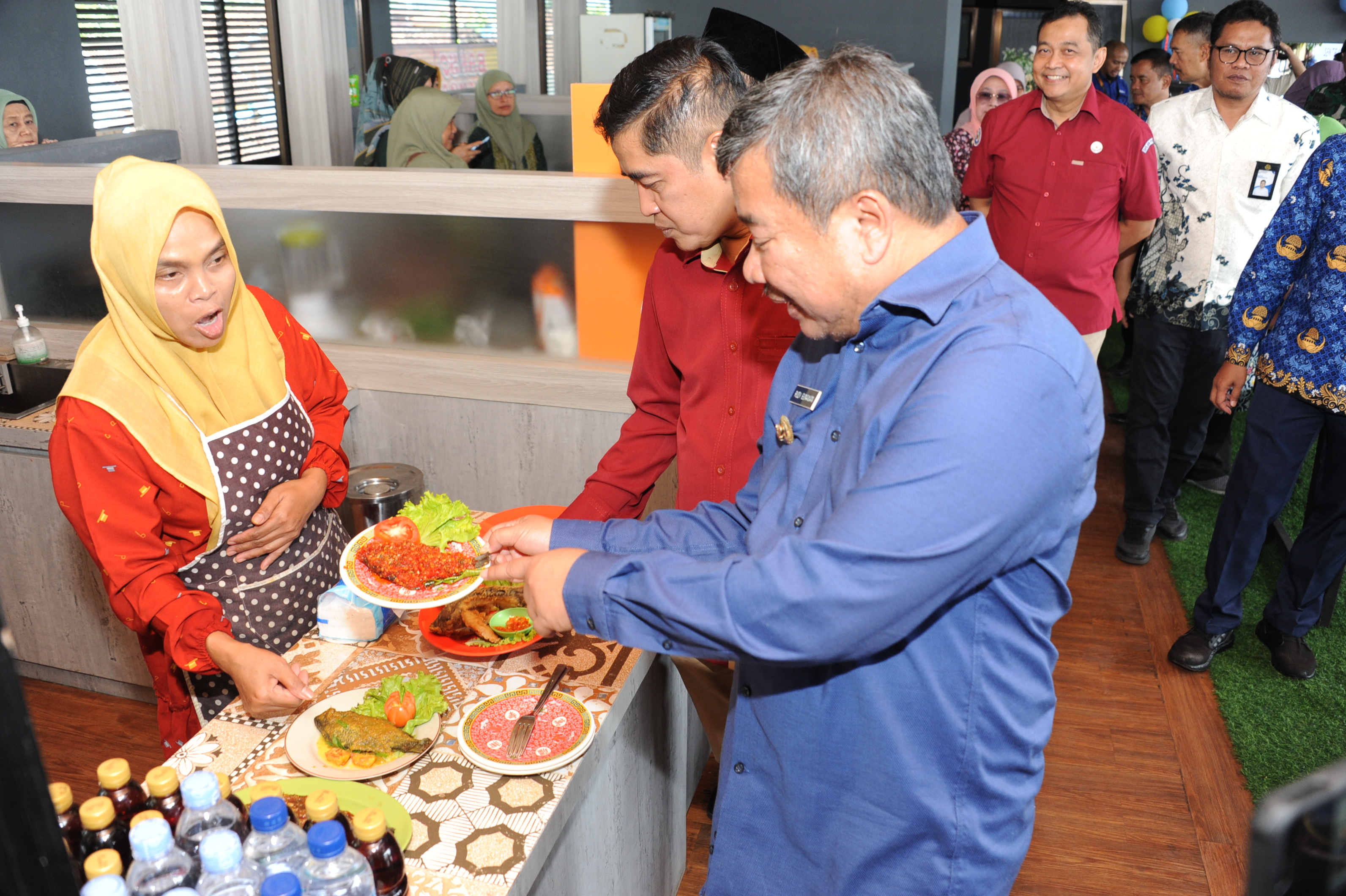 Grand Opening Sentra Kuliner Ikan di kabupaten Garut