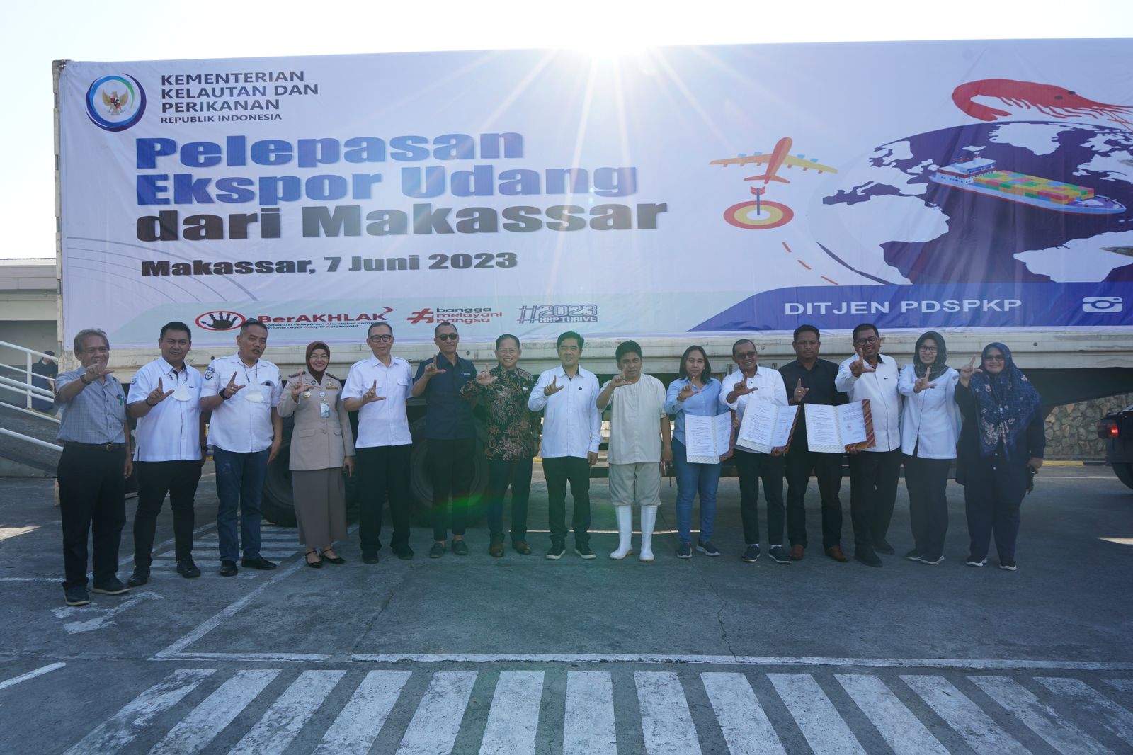 Kunjungan Kerja Dirjen PDSPKP Dalam Rangka Penataan Logistik Hasil Perikanan Untuk Mendukung Implementasi Pengembangan Perikanan Budidaya Udang Berorientasi Ekspor