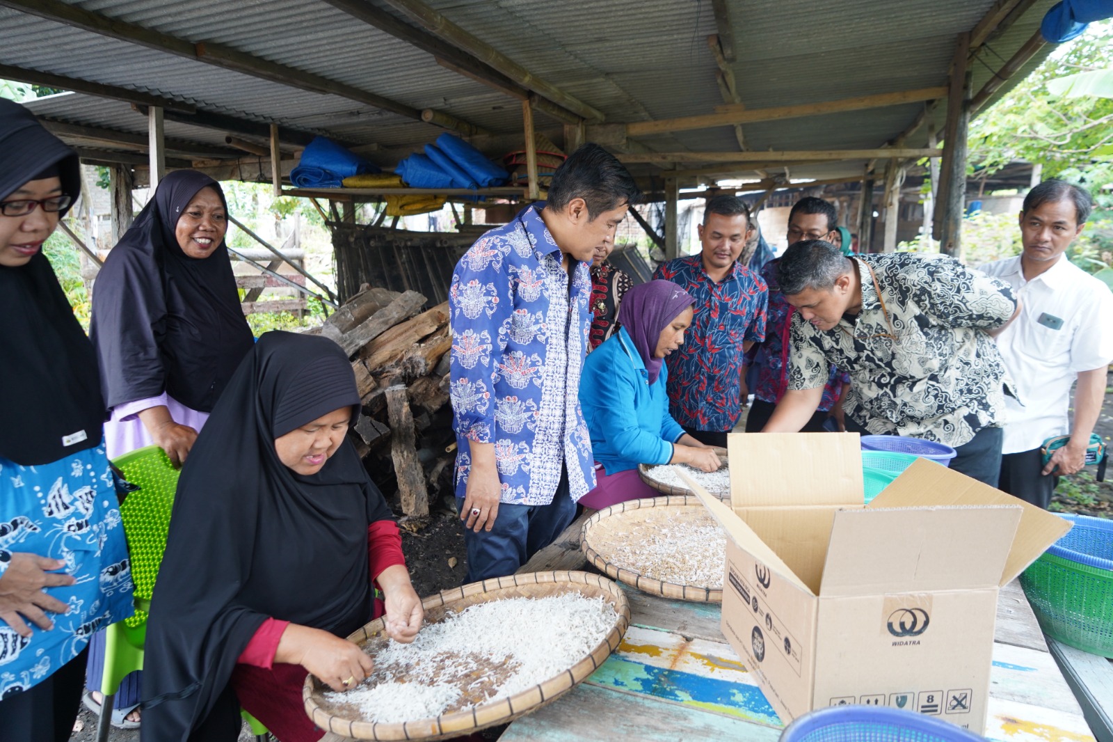Kunjungan Kerja Dirjen PDSPKP ke Poklahsar Melati 1 di kalianda, Lampung Selatan