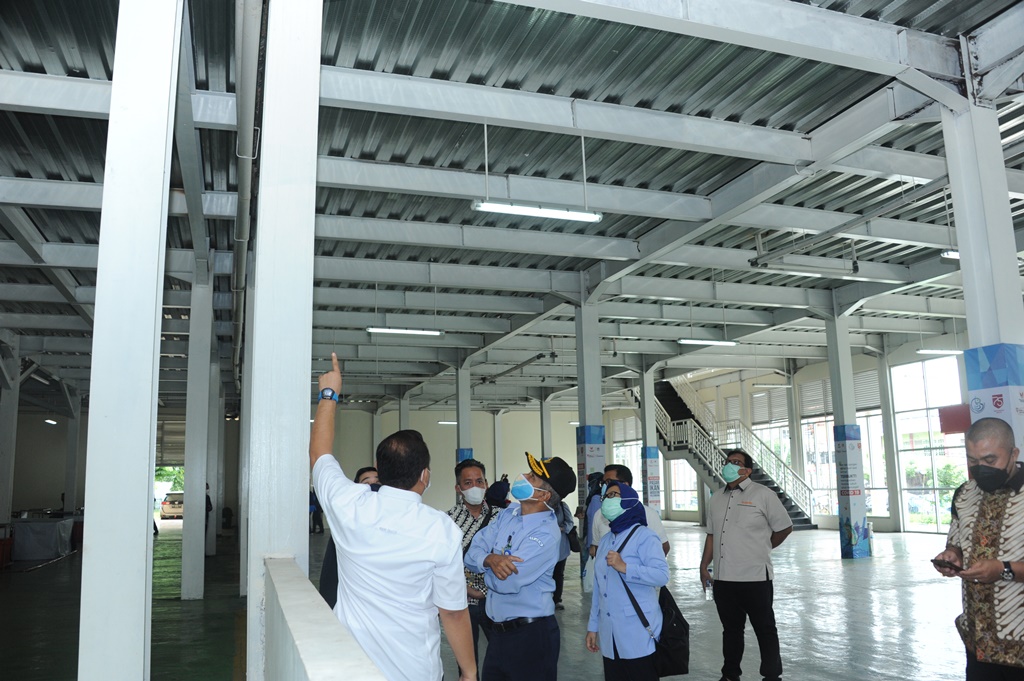 Kementerian Kelautan dan Perikanan bersama Komisi IV DPR RI Melakukan Kunjungan Kerja ke Pasar Ikan Modern (PIM) Kota Palembang