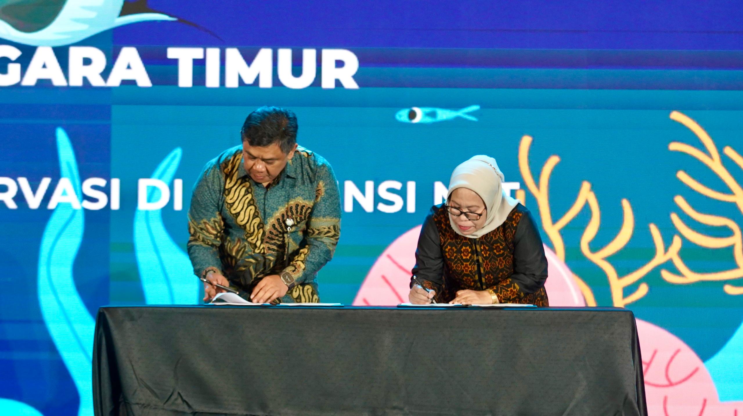 Penandatanganan Perjanjian Kerjasama Lingkup Ditjen PKRL, Semarang (25/4).