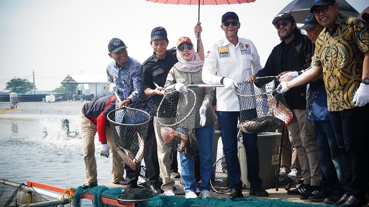 Kunjungan Kerja Komisi IV DPR ke lokasi Modeling Budidaya Ikan Nila Salin di Karawang
