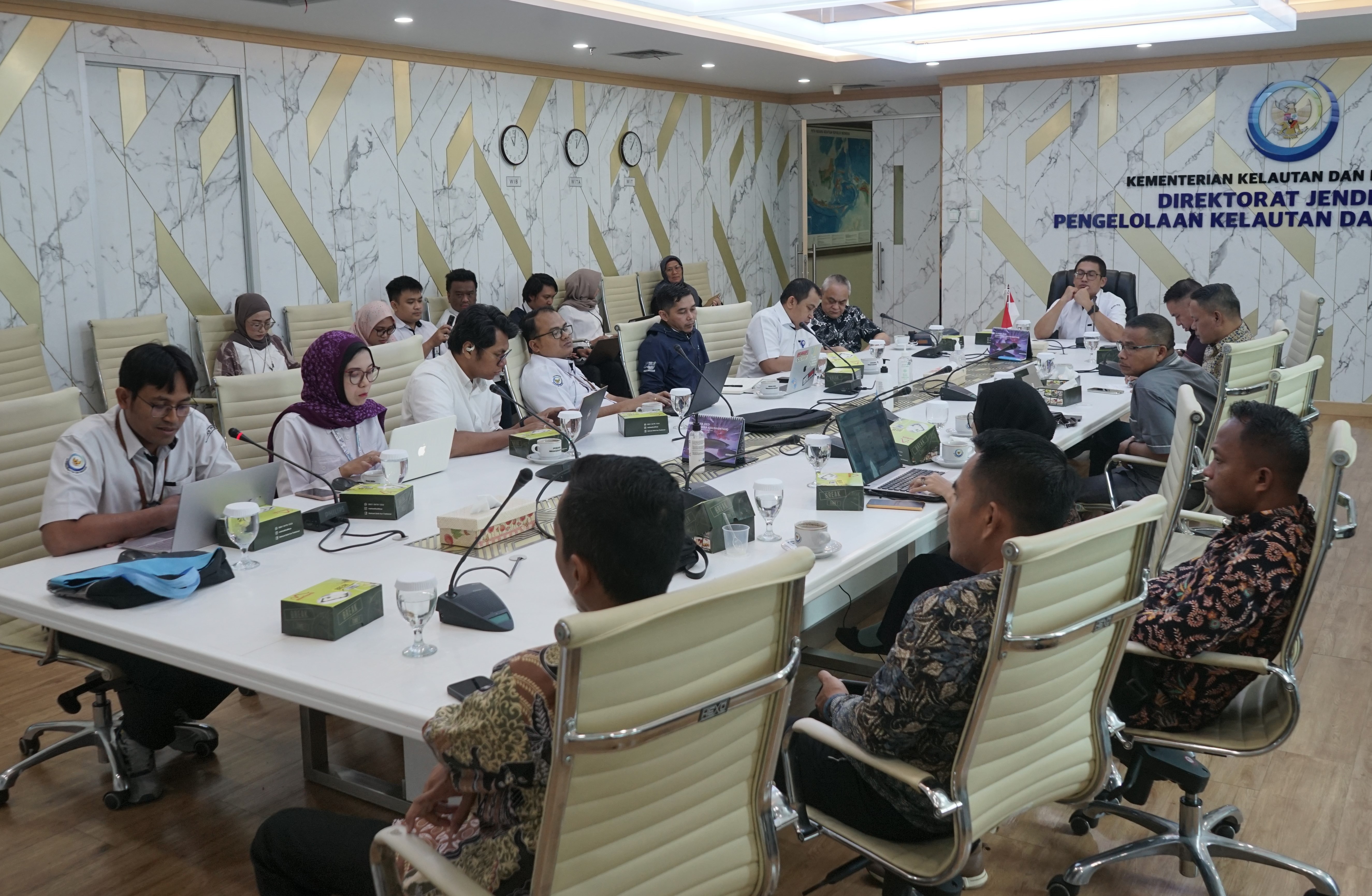 Audiensi DPRD Kab. Bangka Selatan dan Kab. Bangka Barat dengan Ditjen PKRL, Kamis (25/7).