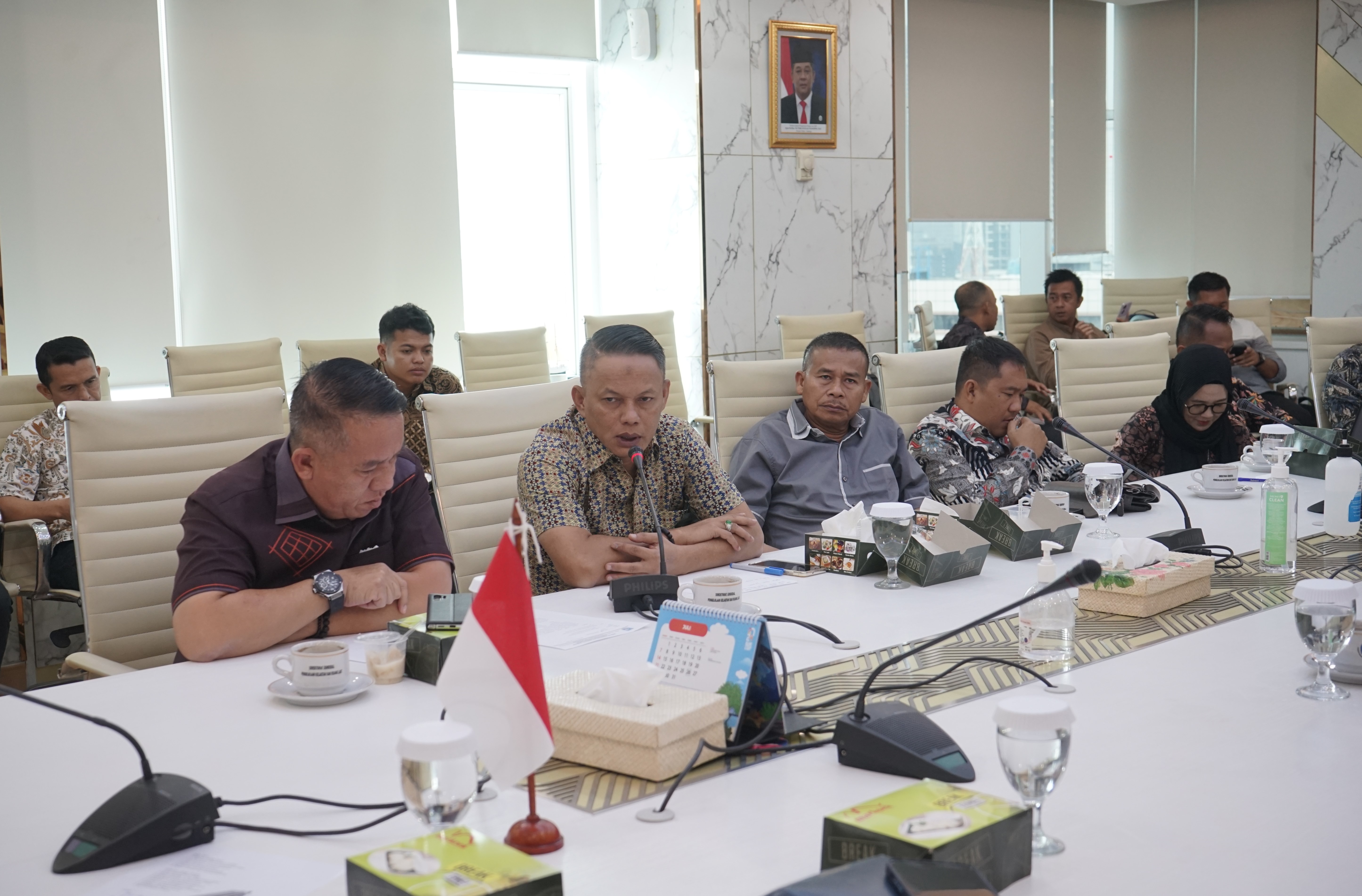 Audiensi DPRD Kab. Bangka Selatan dan Kab. Bangka Barat dengan Ditjen PKRL, Kamis (25/7).