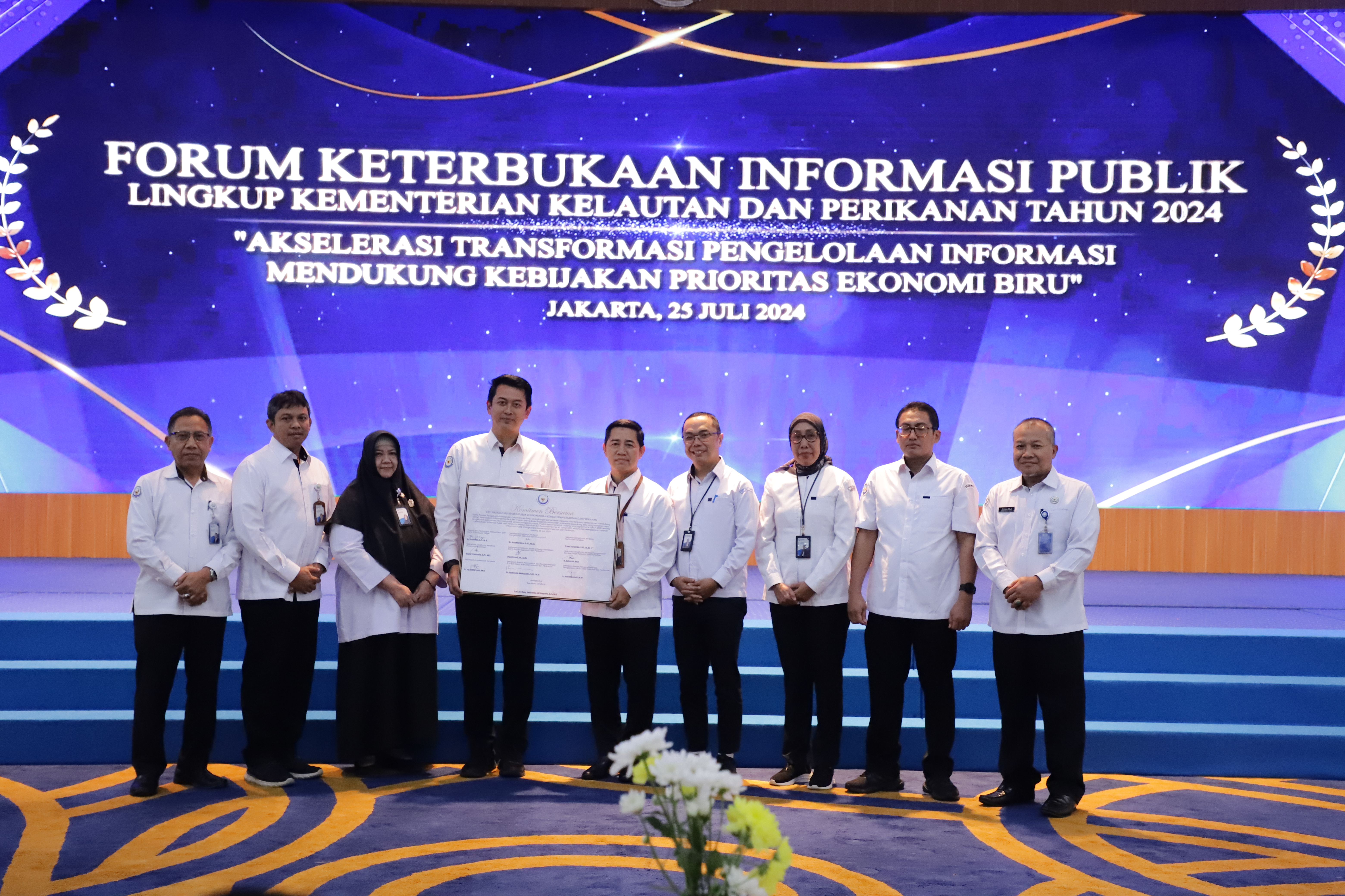 Itjen KKP Raih Penghargaan Unit Kerja Berpredikat Informatif