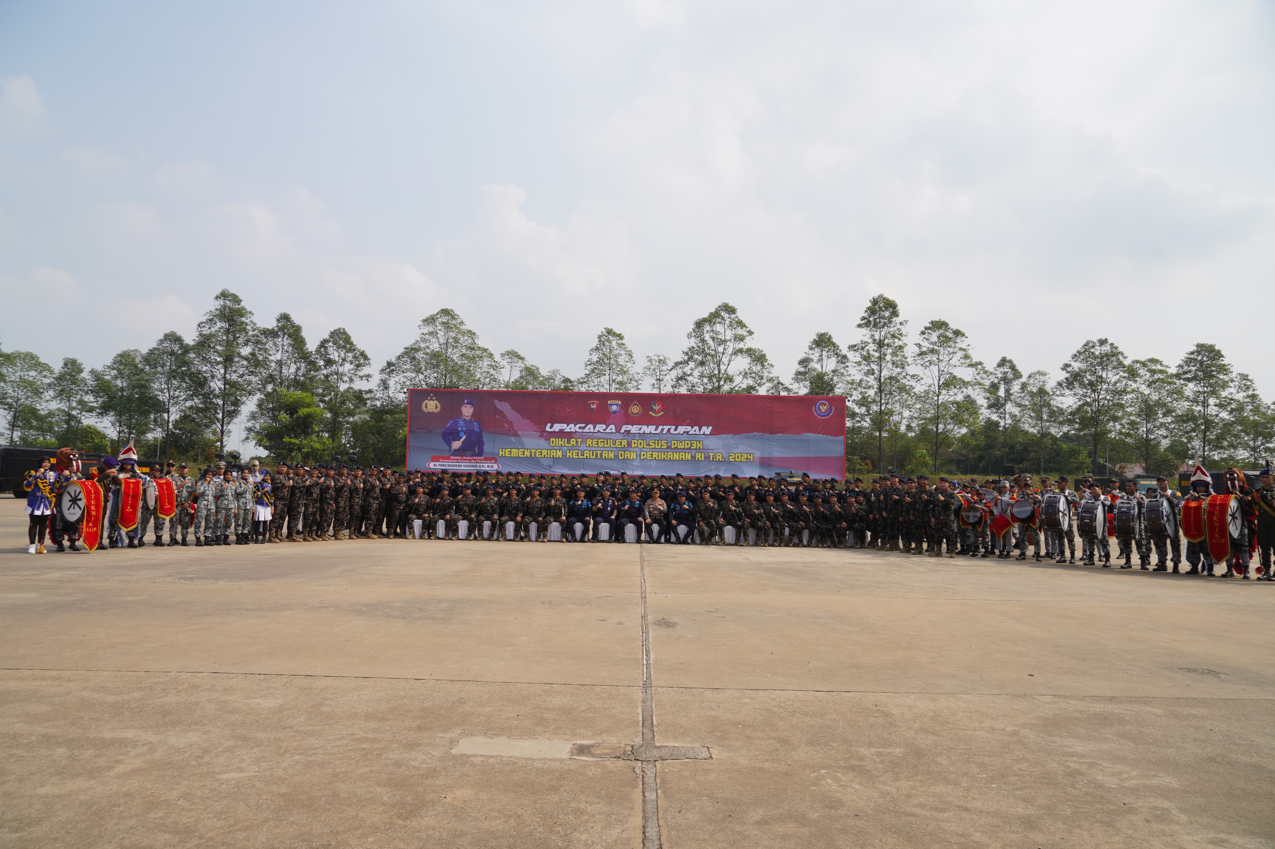 Penutupan Diklat Reguler Polsus PWP3K Kementerian Kelautan dan Perikanan TA 2024