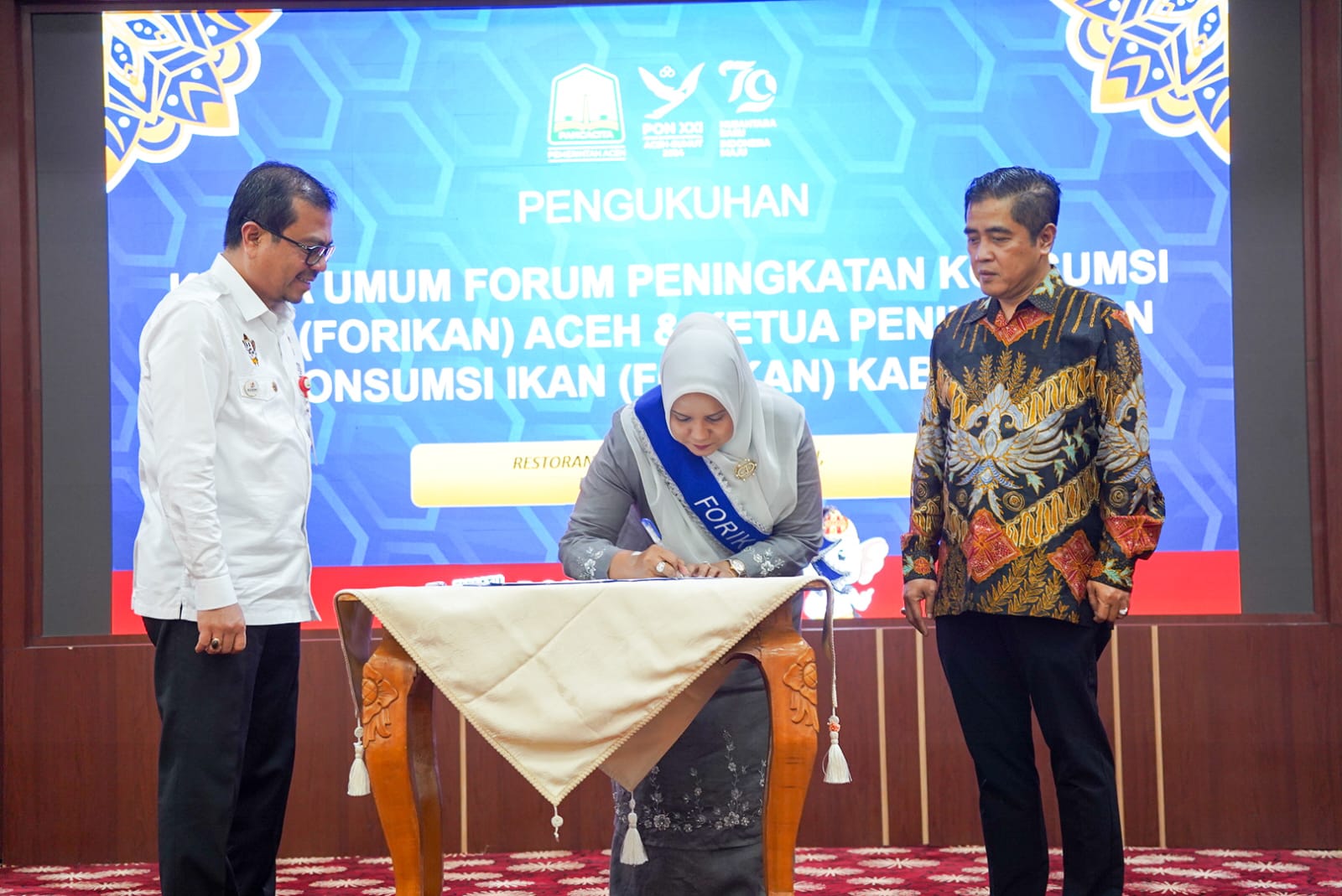 Pengukuhan Ketua Forikan Aceh