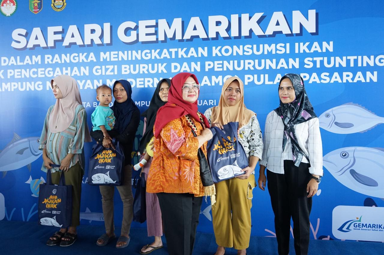 Safari Gemarikan bersama Dharma Wanita Persatuan (DWP) KKP