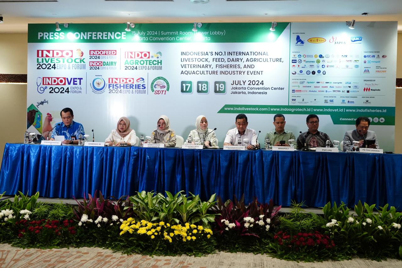 Konferensi Pers Indo Fisheries Expo & Forum 2024