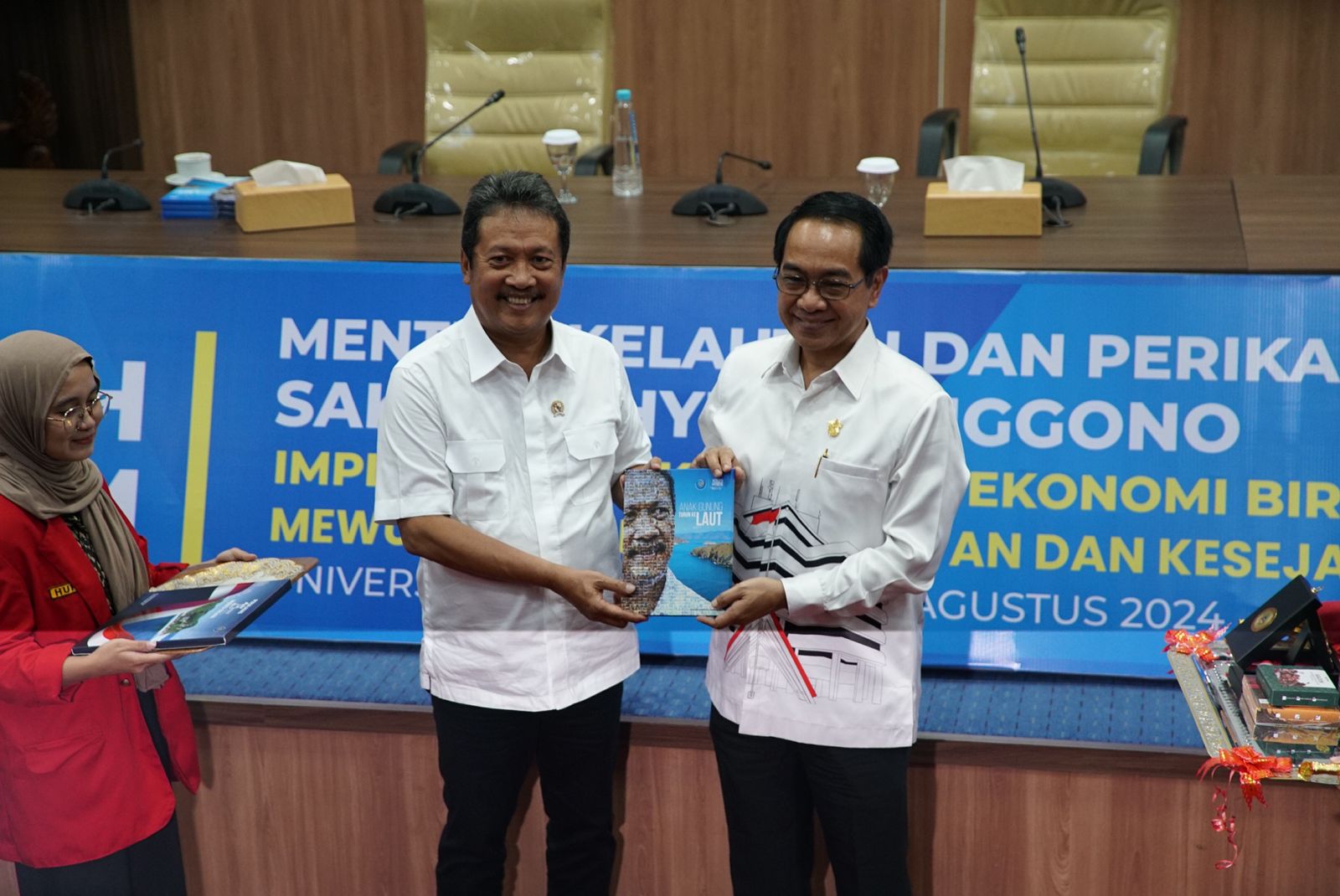 Kepala BPPSDM KP Dampingi Men KP pada Kuliah Umum di UNHAS